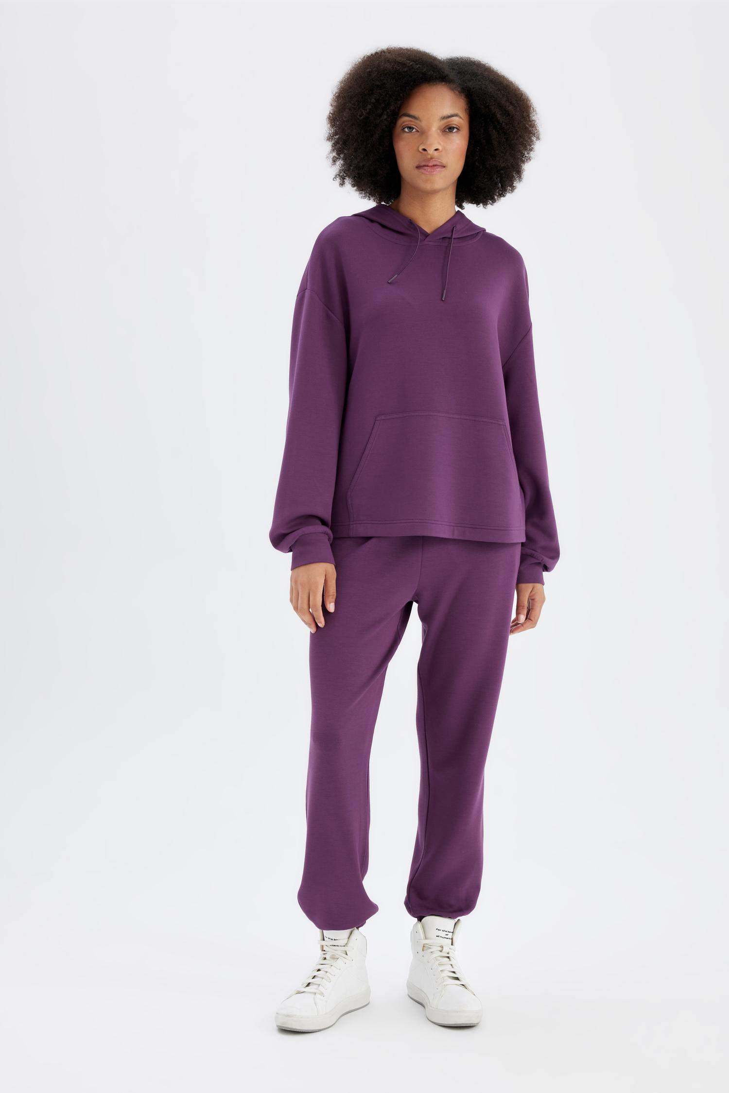 DeFactoFit Oversize Fit Modal Sports Sweatshirt