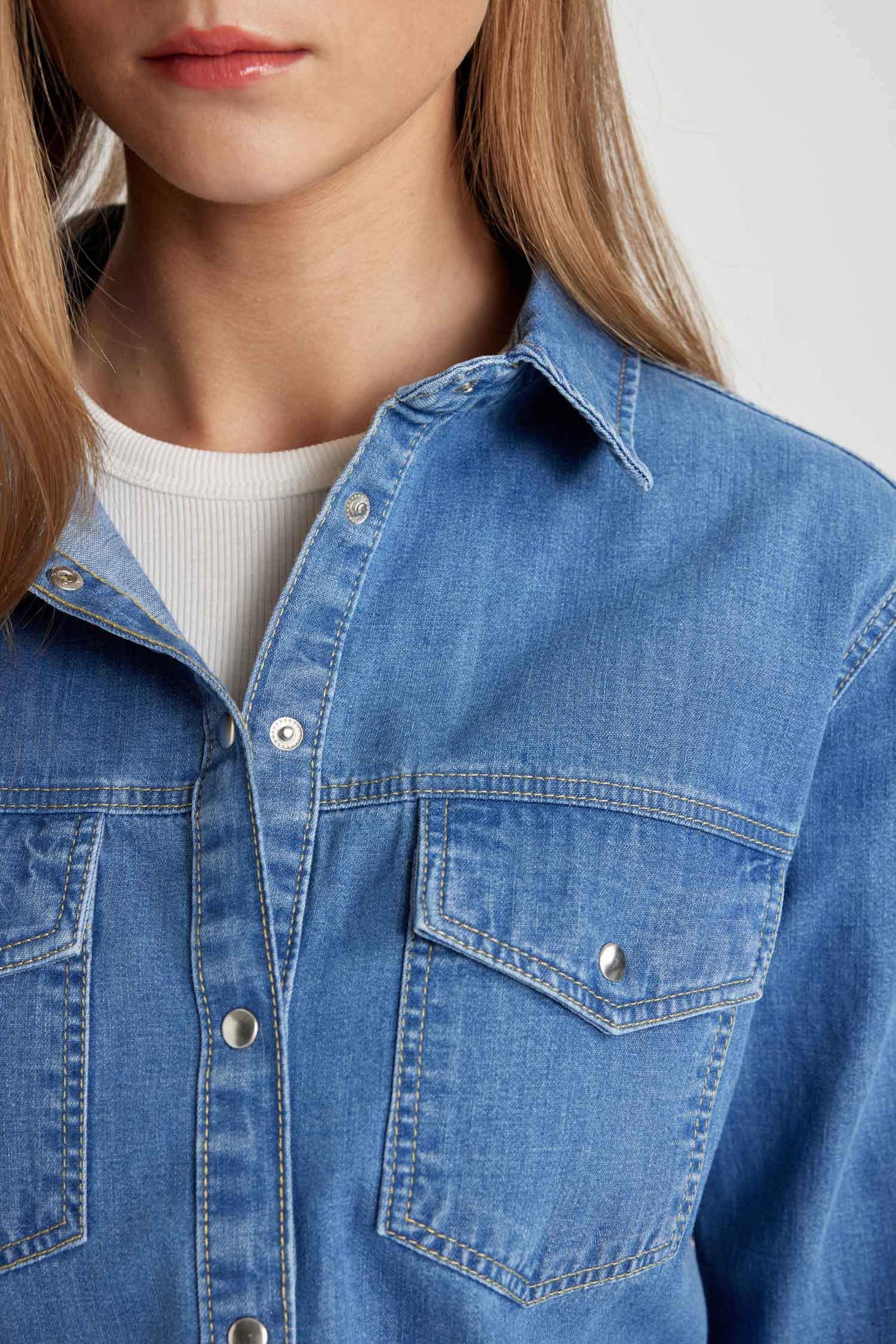 Regular Fit Denim Shirt