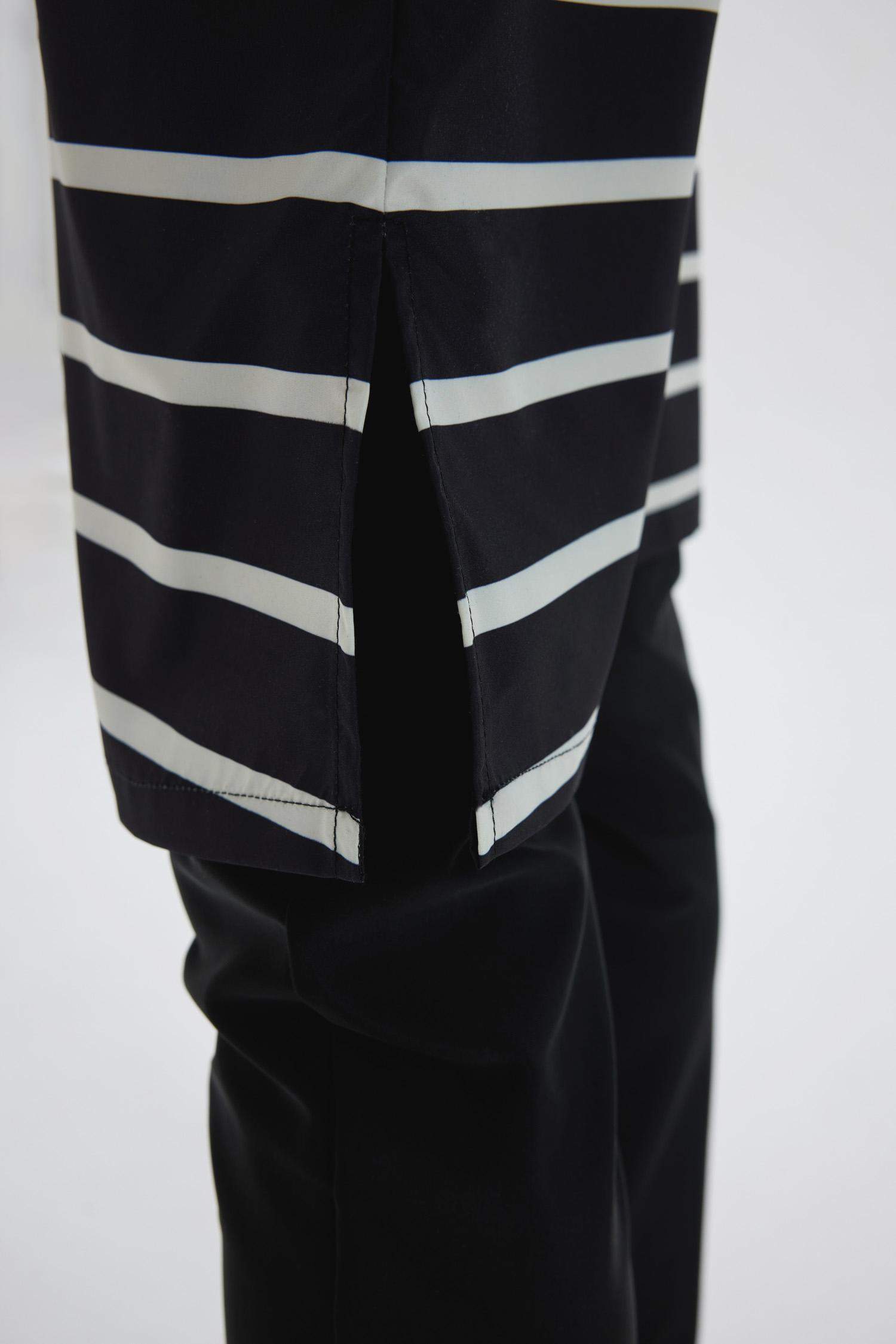 Regular Fit Striped 3 Piece Hijab Burkini Set