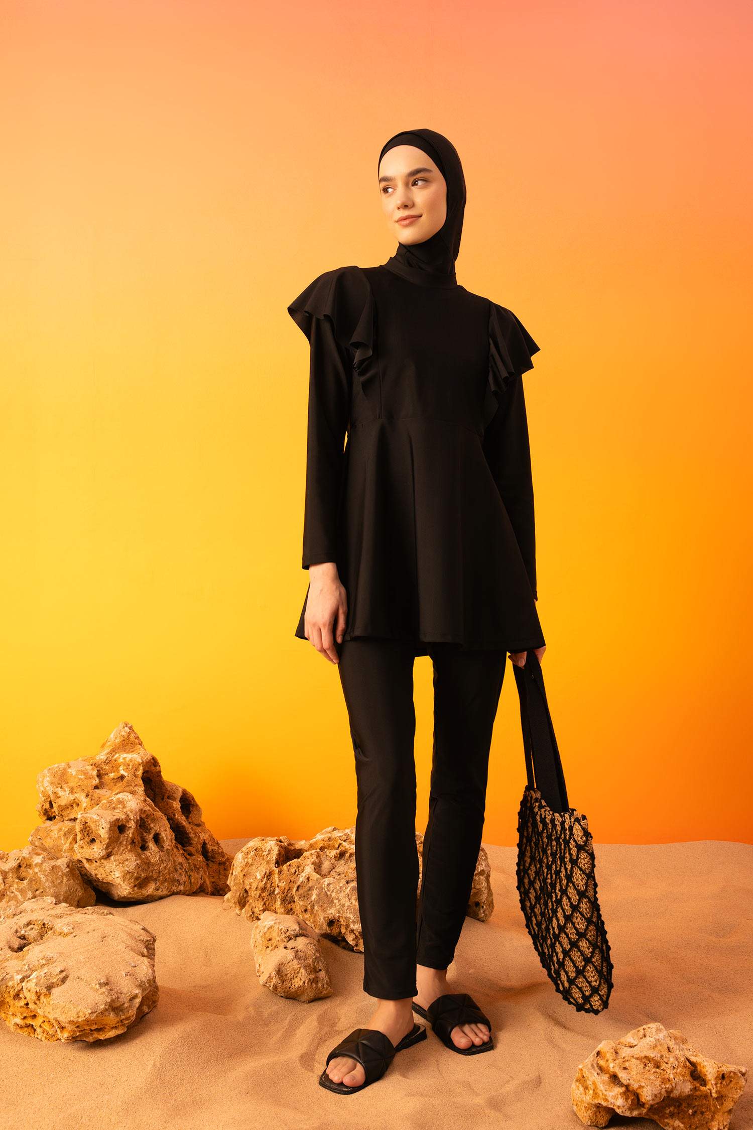 Regular Fit 4 Piece Burkini Set