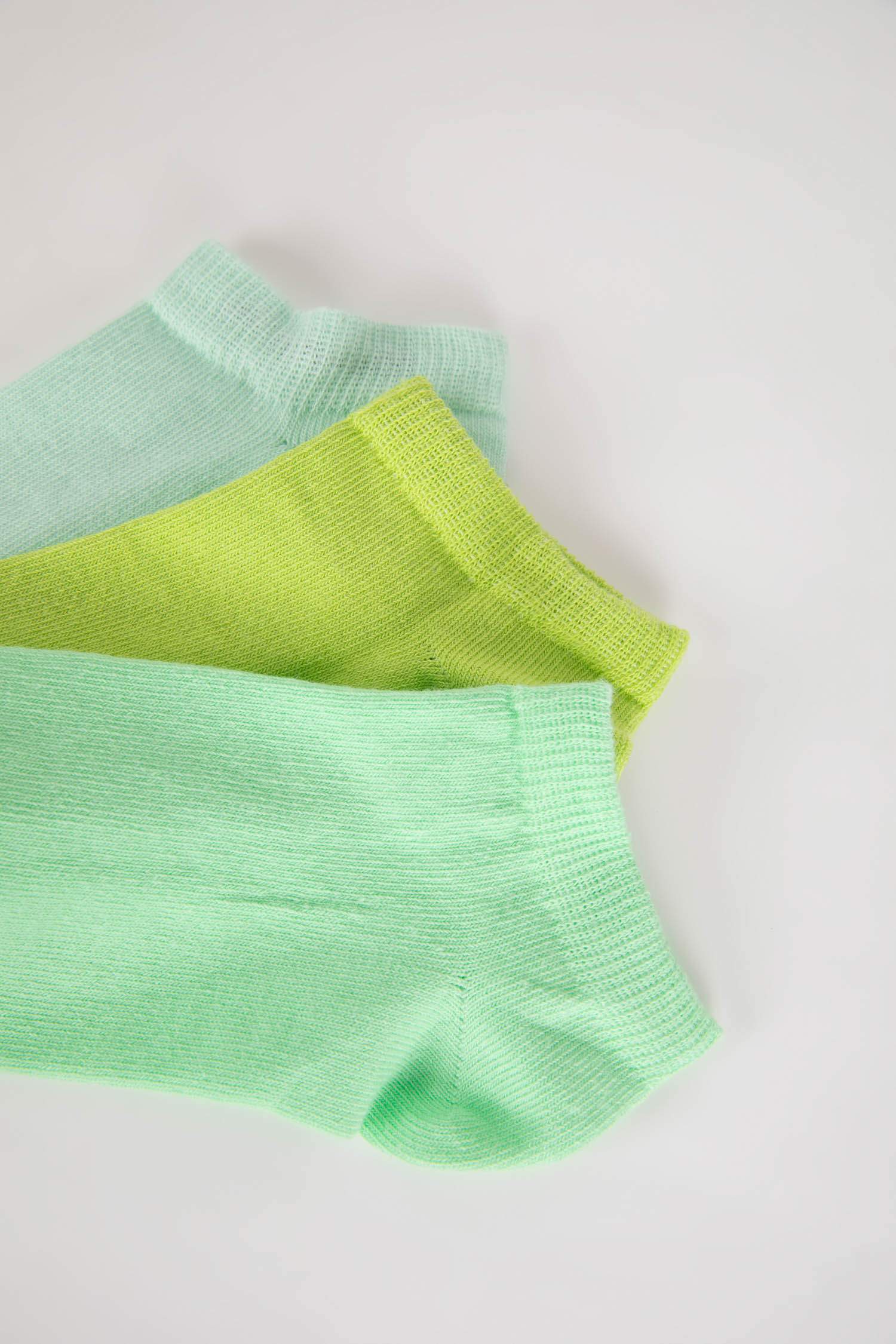 Kız Çocuk 3'lü Pamuklu Soket Çorap