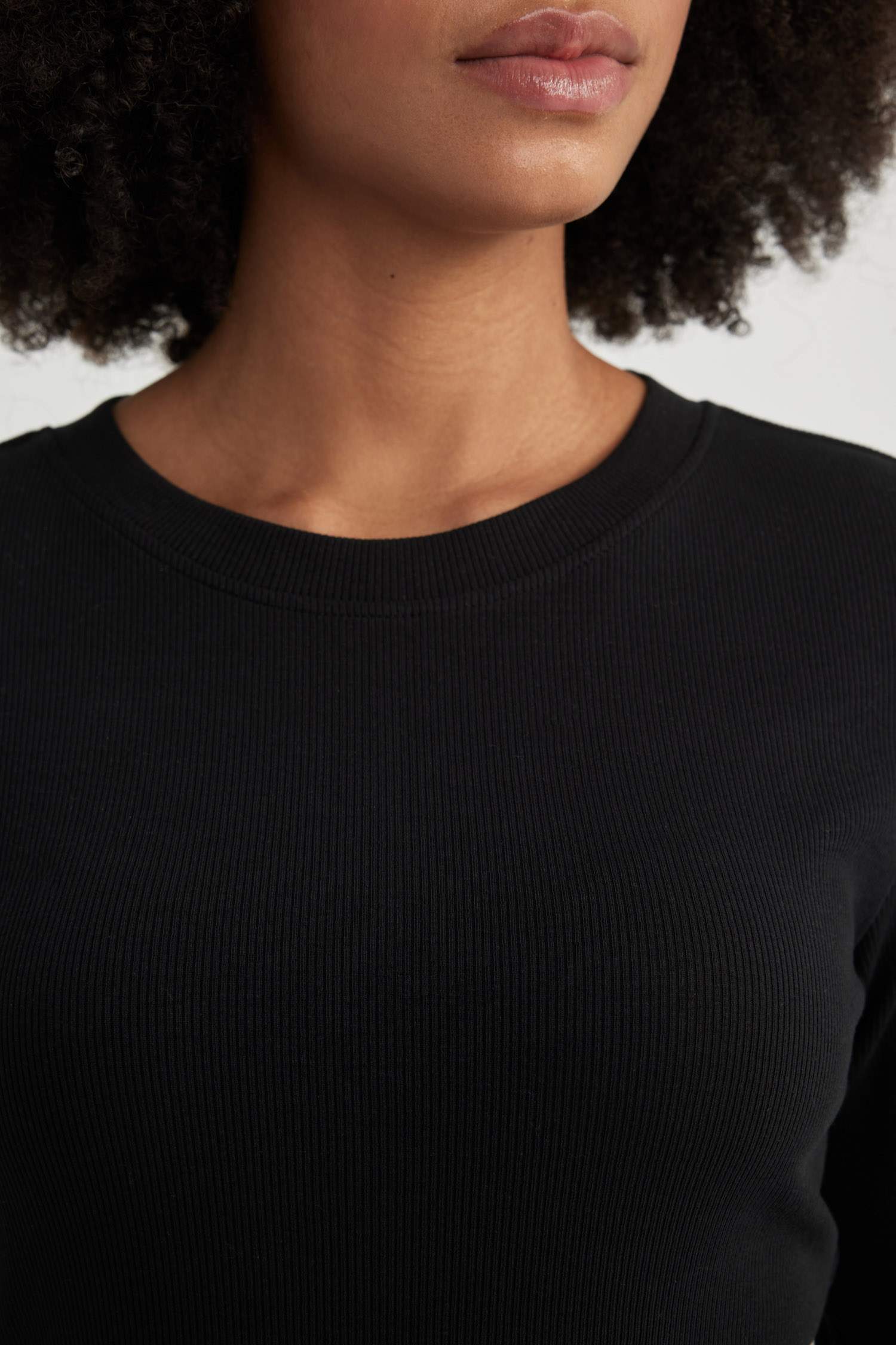 Bodycon Crew Neck Ribbed Camisole Midi Dress