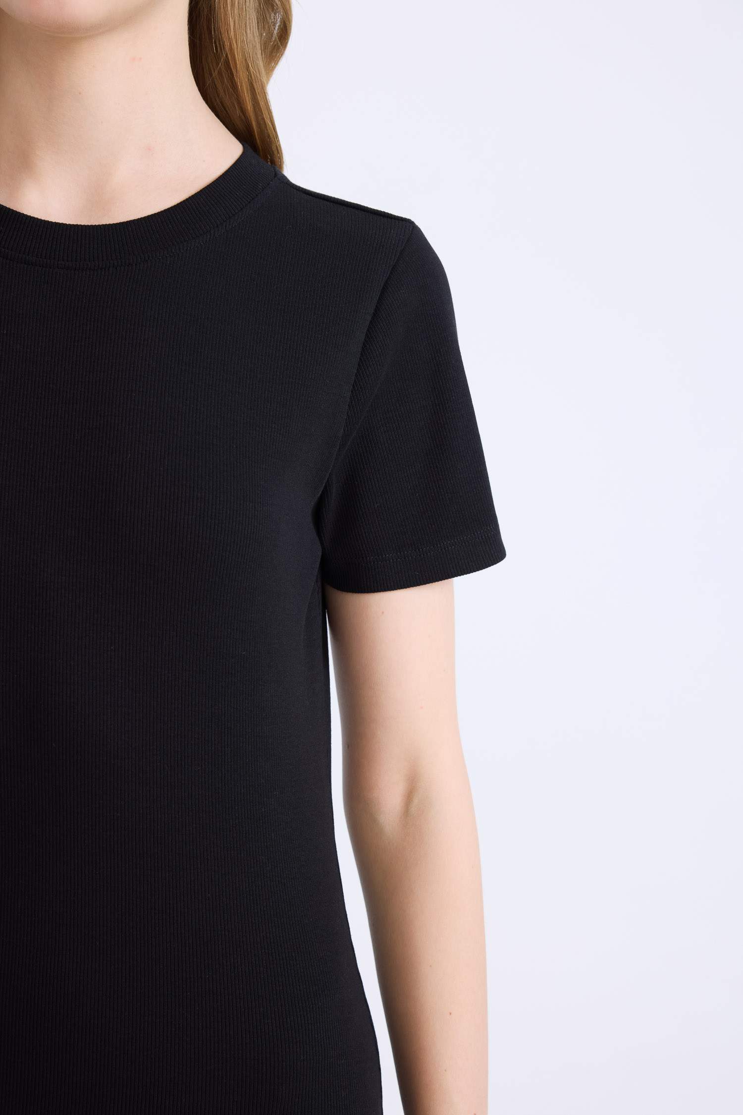 فستان طويل مضلع نص ردن بوديكون بياخة مستديرة