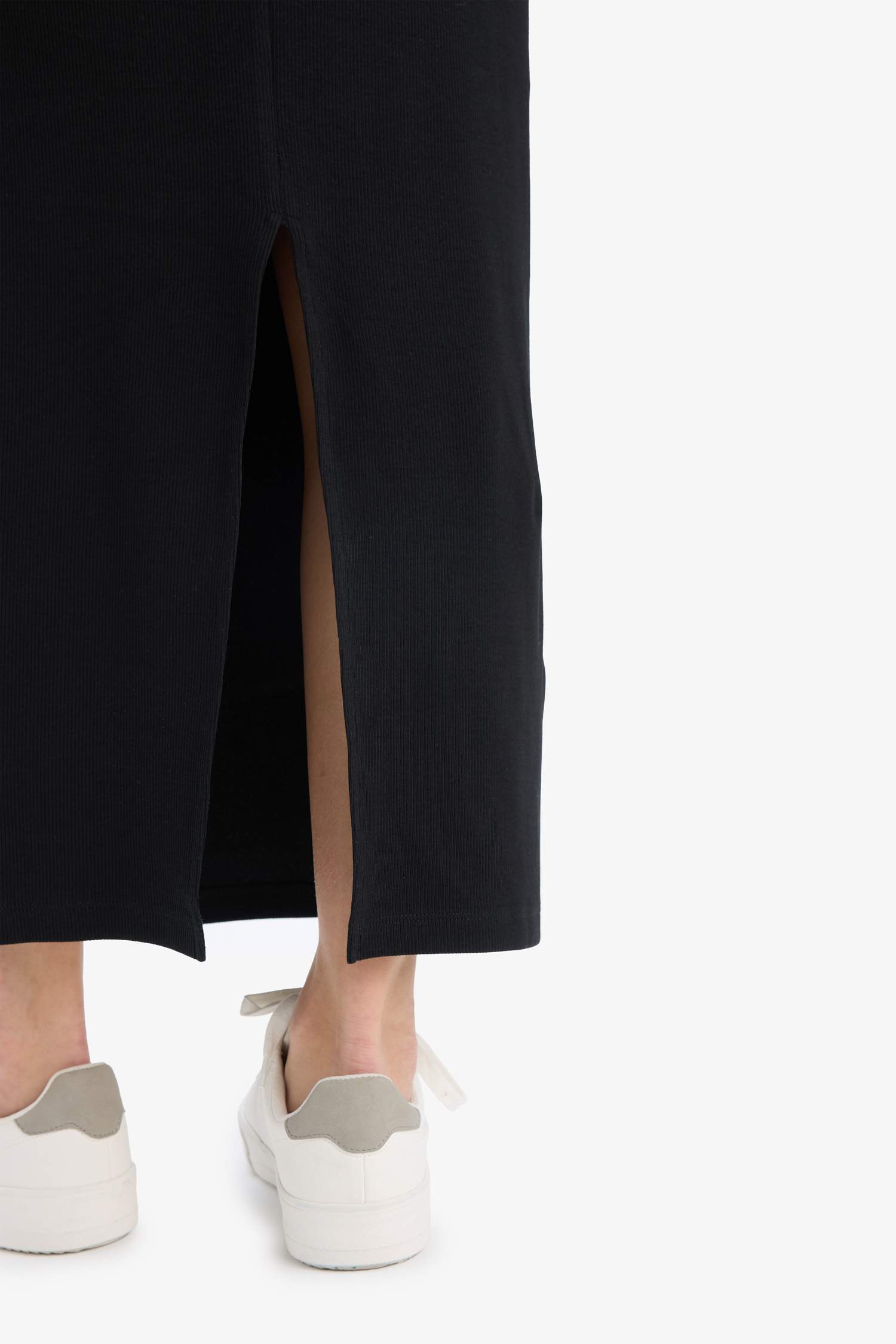 тығыз көйлек қиылысқан жаға бау Қысқа жеңді трикотаж көйлек