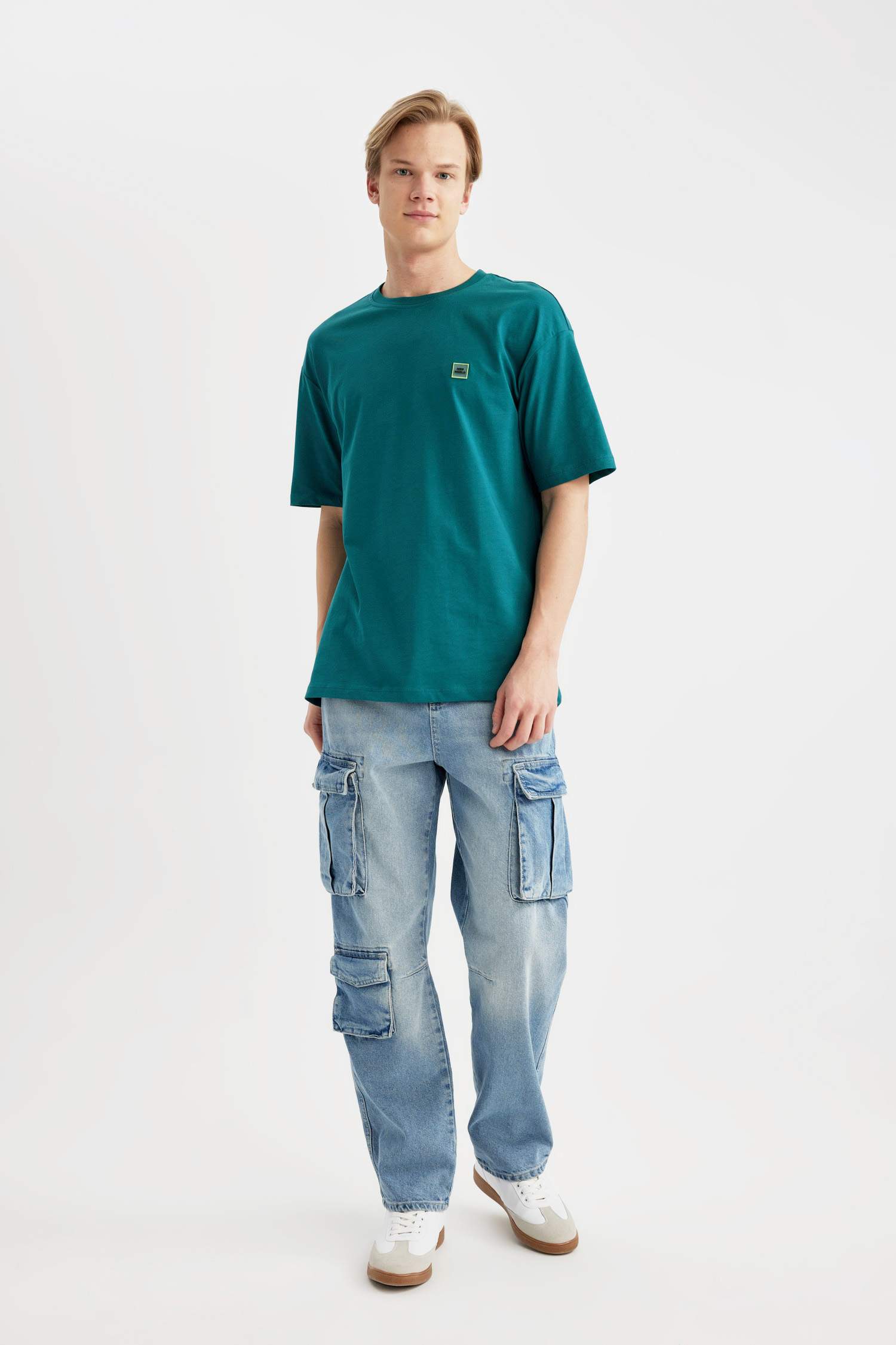 Comfort Regular Fit Crew Neck Back Printed T-Shirt