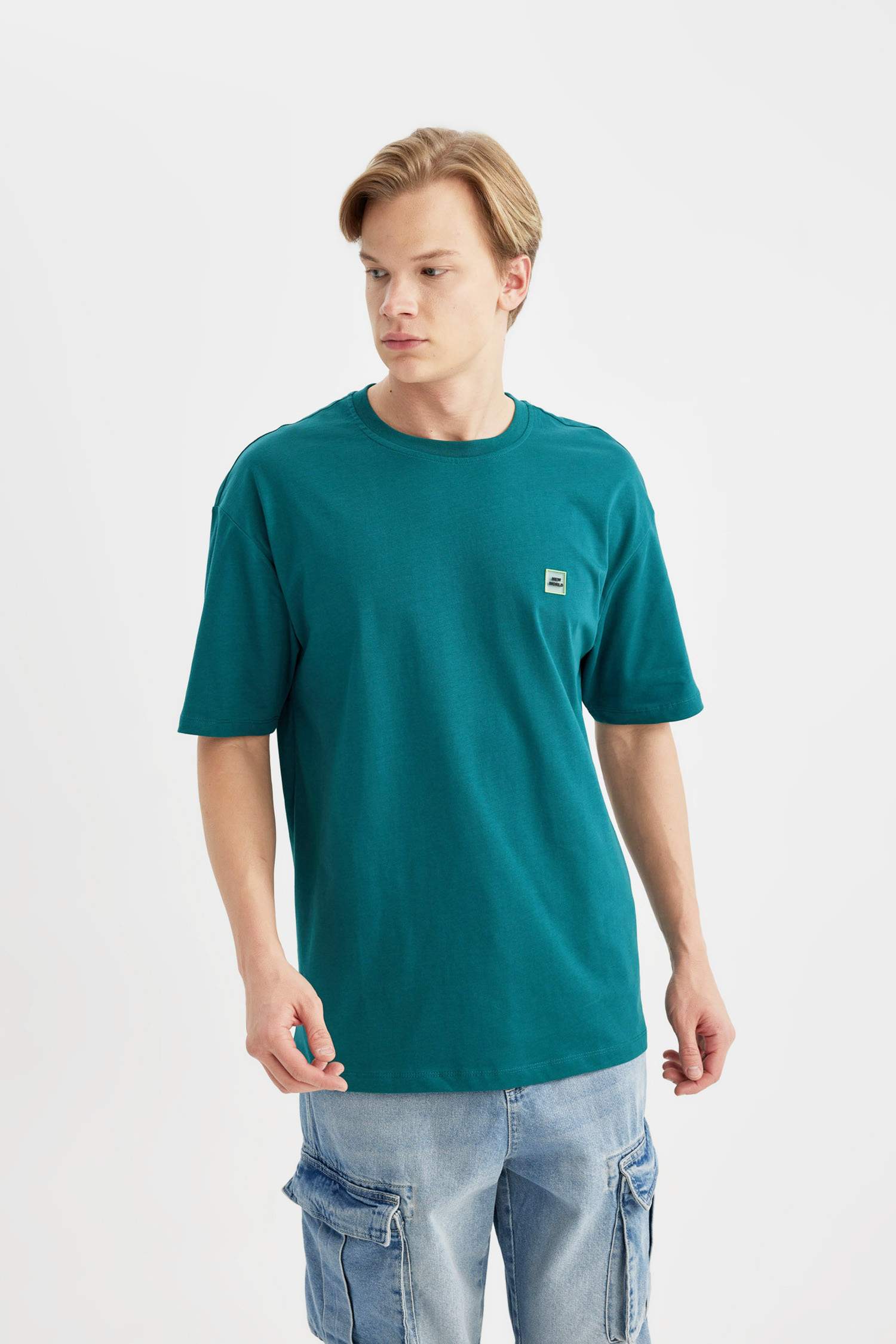Comfort Regular Fit Crew Neck Back Printed T-Shirt
