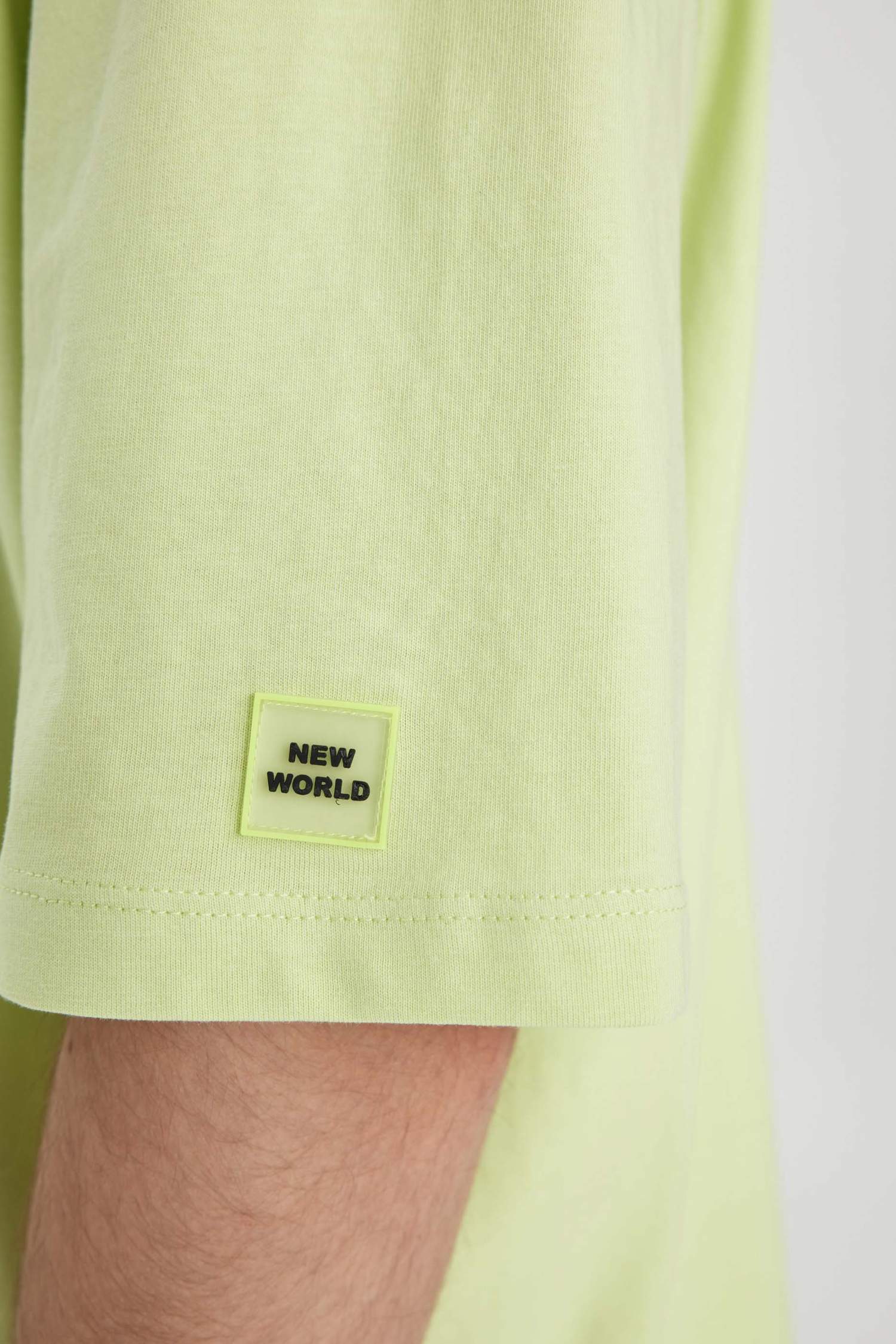 Oversize Crew Neck Printed Short Sleeve T-Shirt