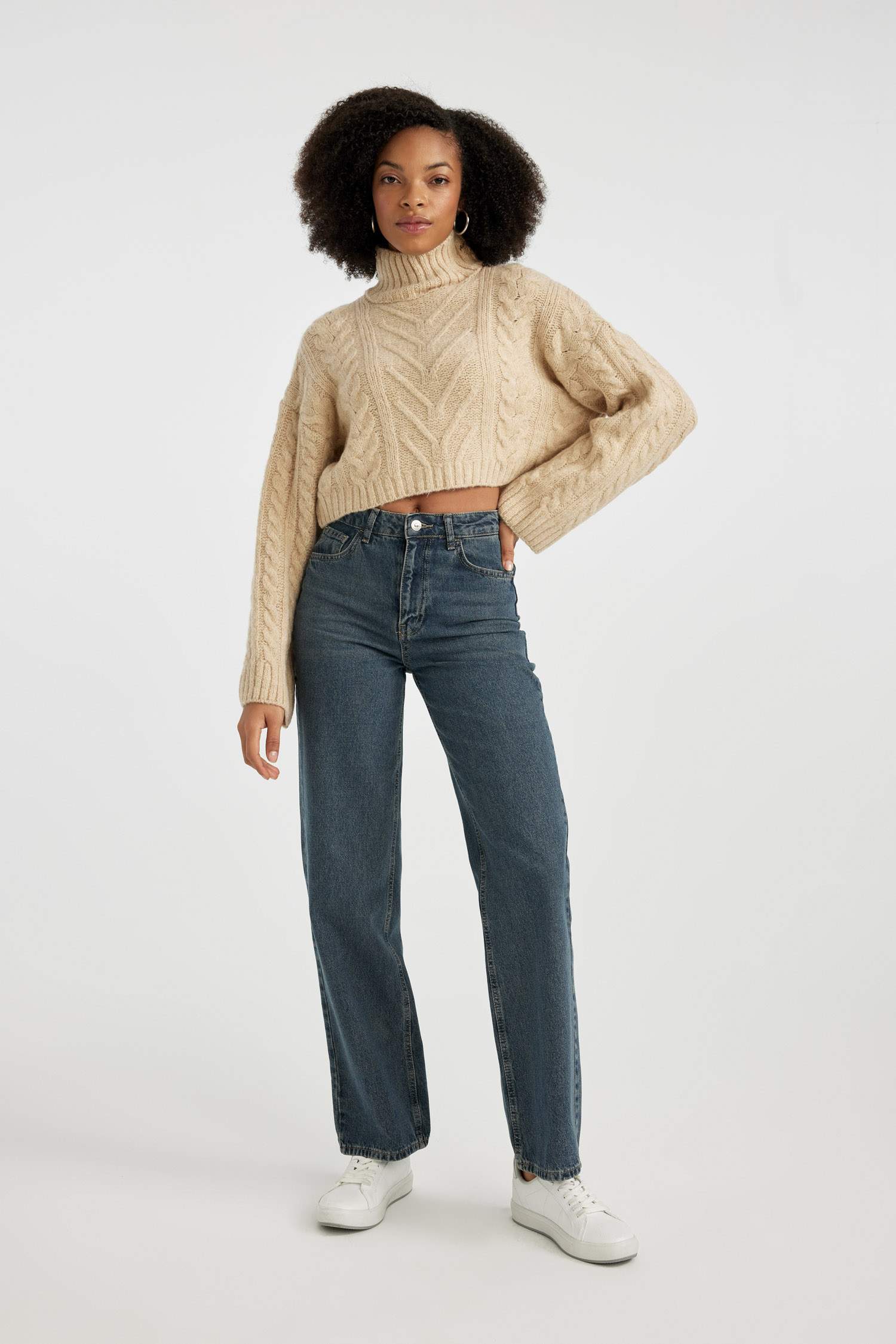 Regular Fit Half Turtleneck Pullover