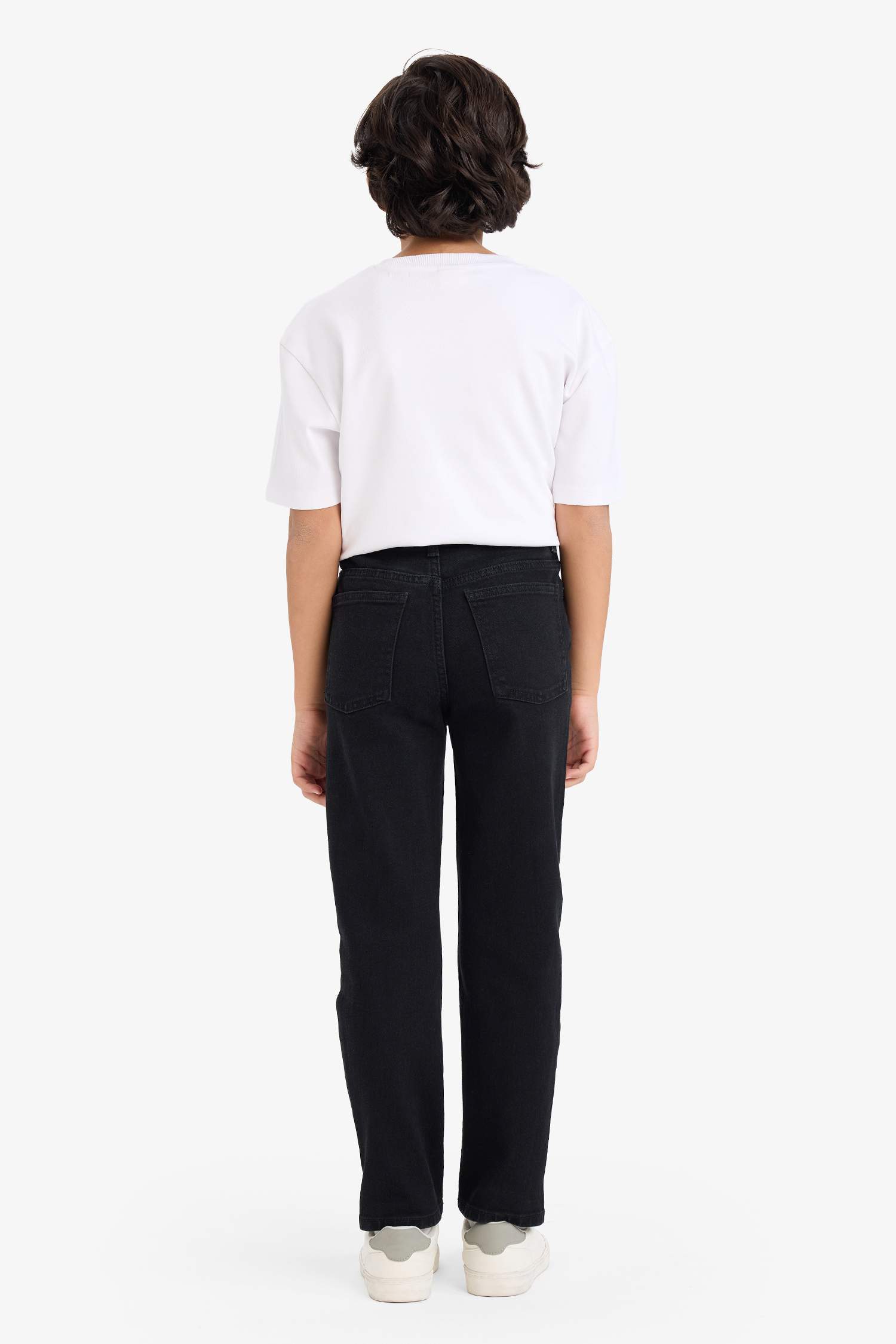 Erkek Çocuk Straight Fit Standart Paça Basic Düz Jean Pantolon