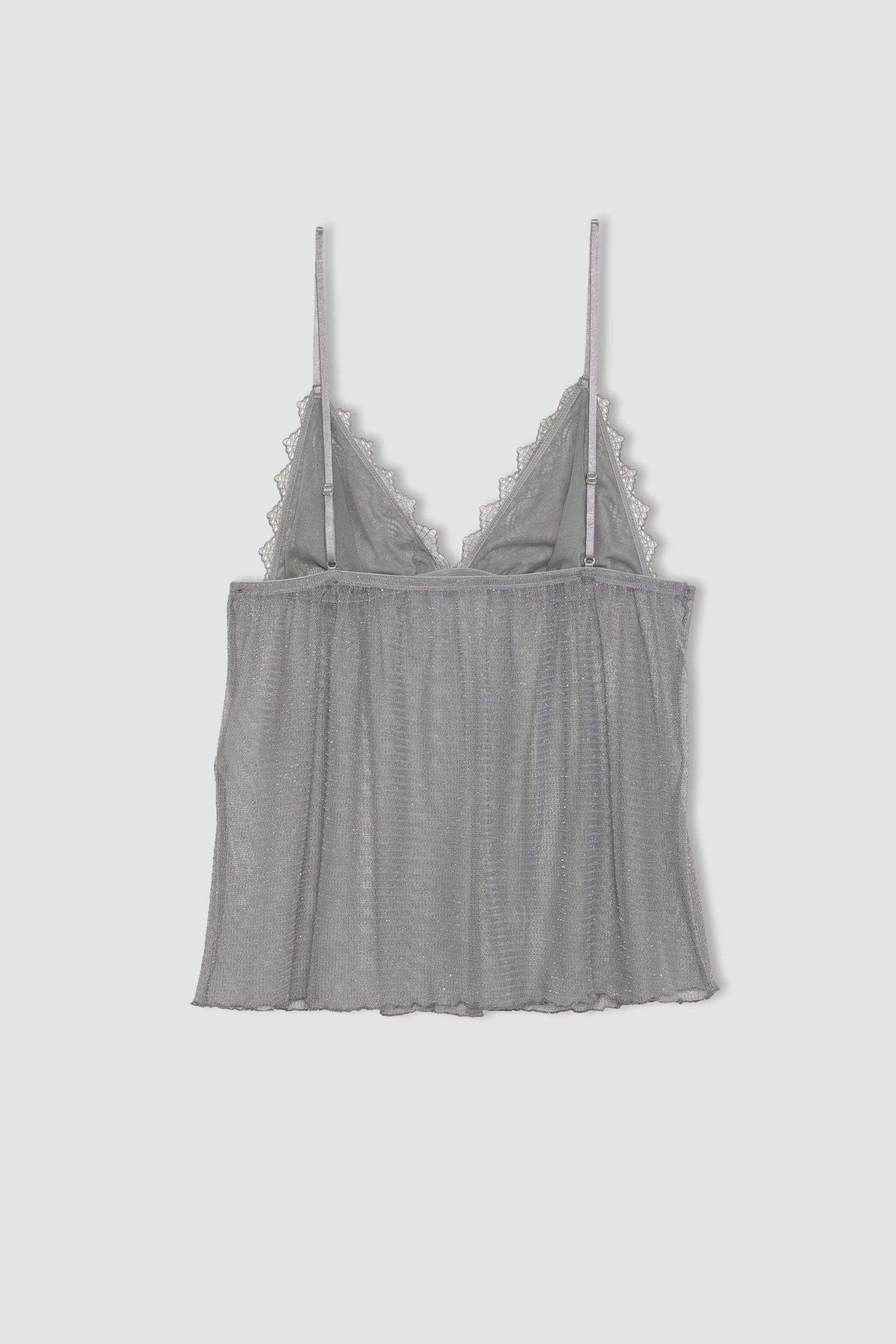 Triangle Dantel İç Atlet-Fall in Love