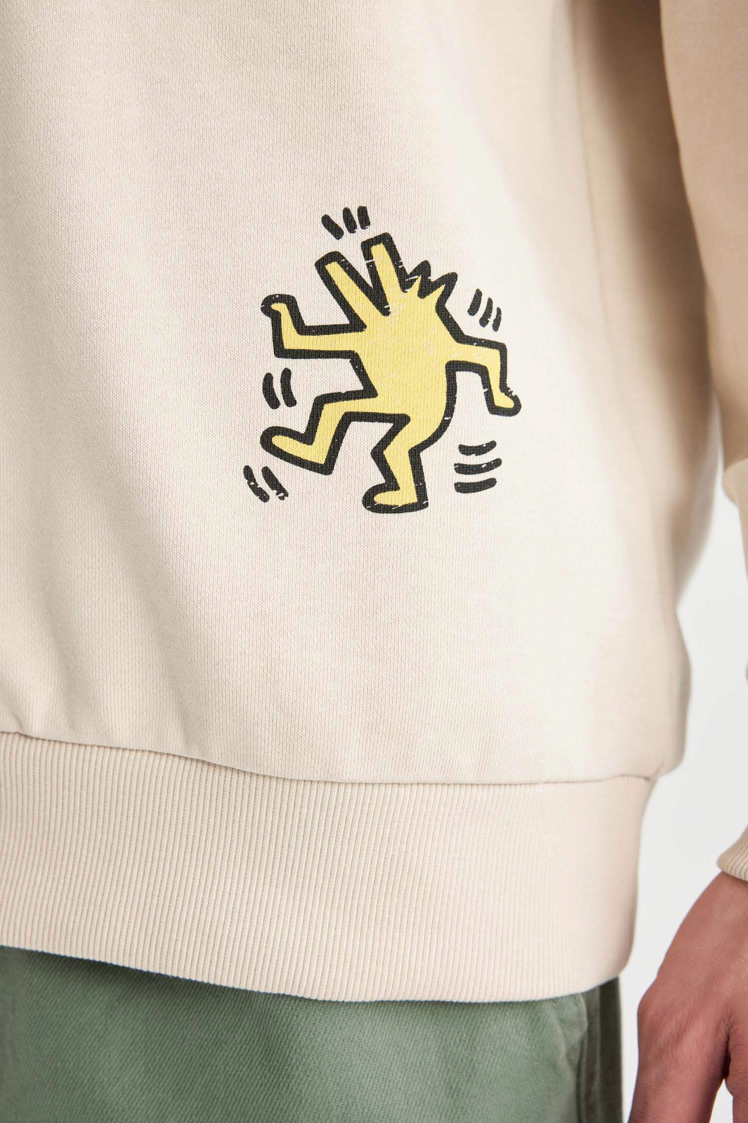 Свитшот квадратного кроя с капюшоном для мужчин