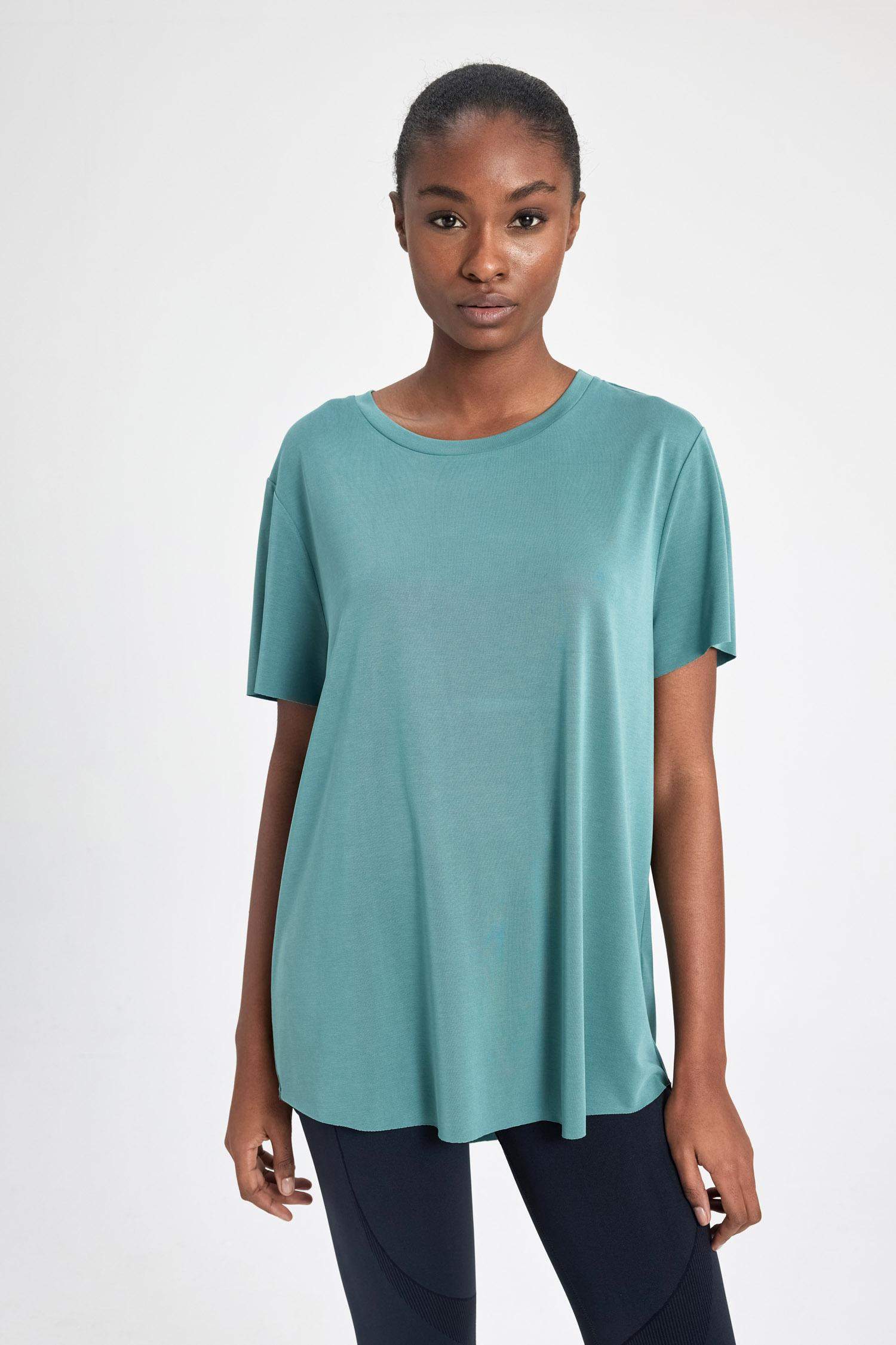 Спортивная футболка оверсайз с круглым вырезом, DeFactoFit