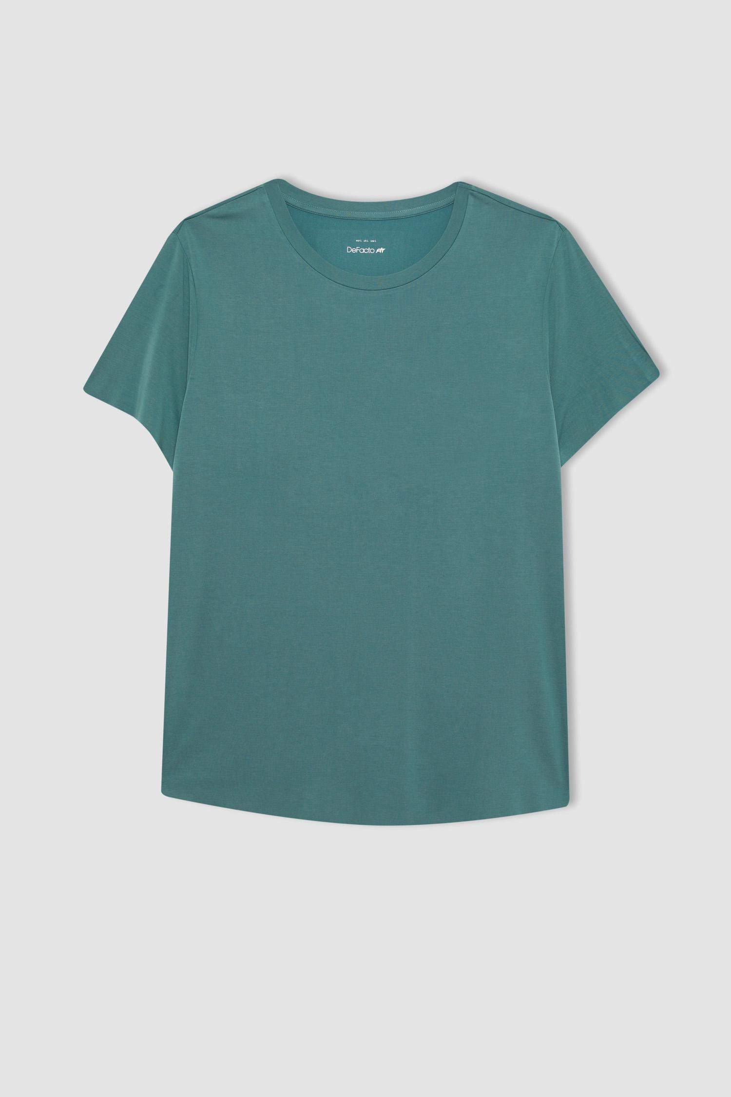 Спортивная футболка оверсайз с круглым вырезом, DeFactoFit