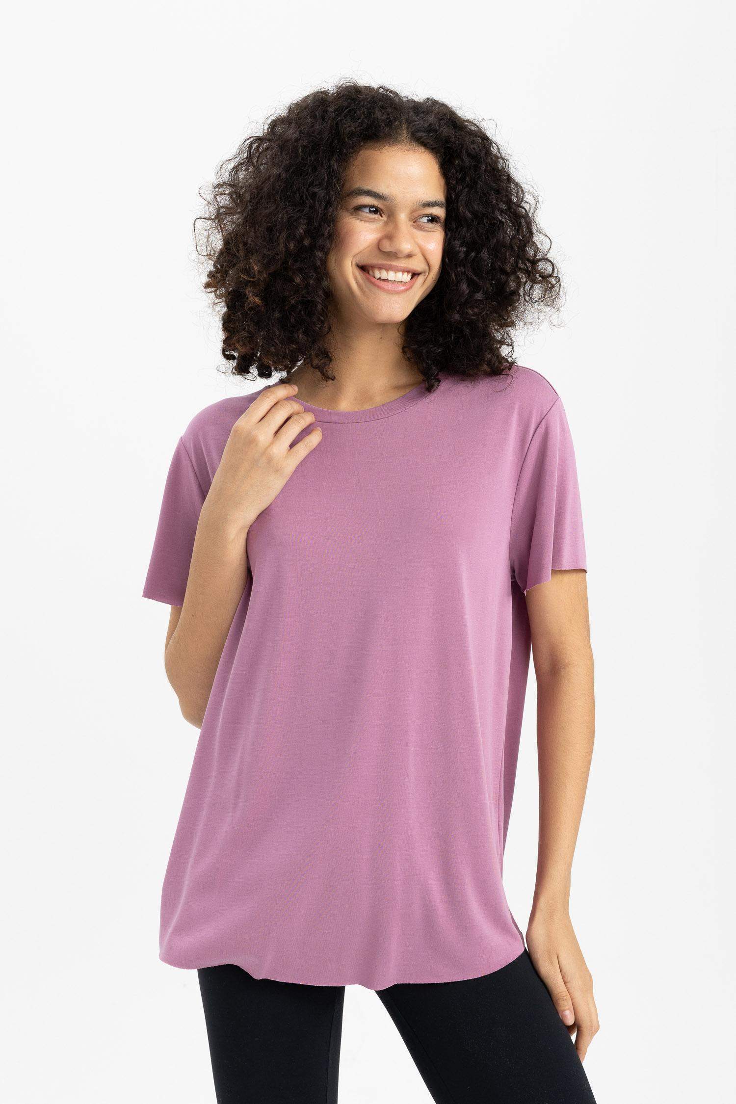 DeFactoFit Oversize Premium Crew Neck Sports T-Shirt