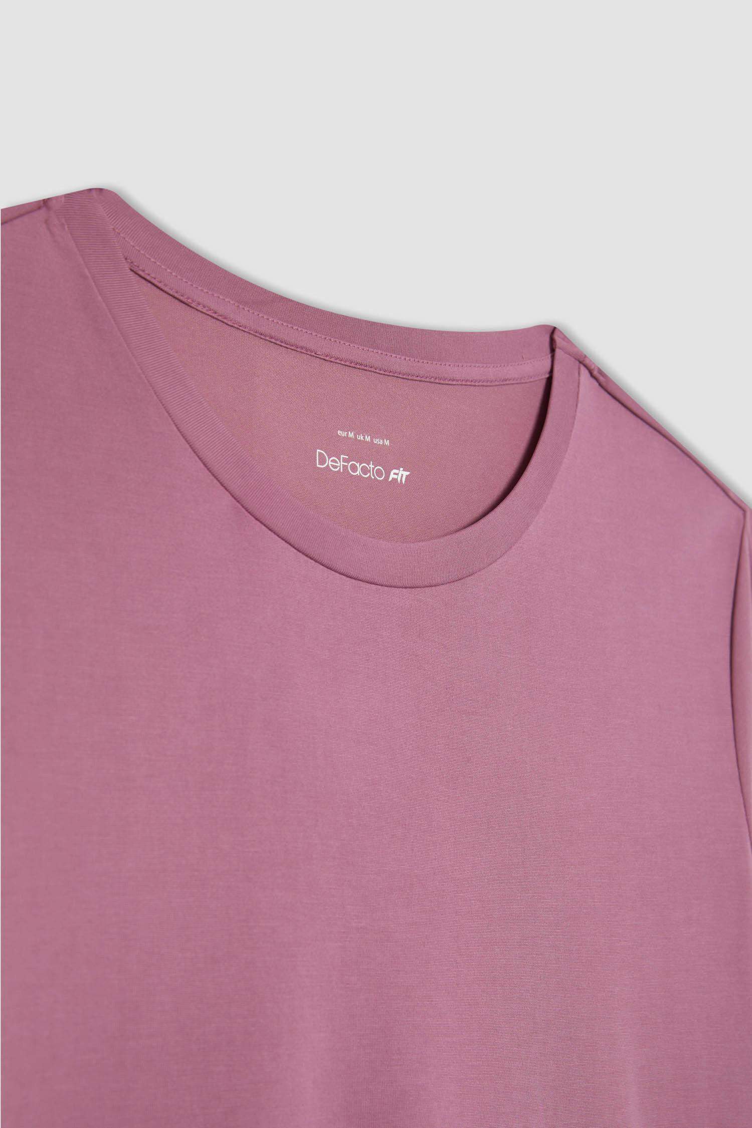 DeFactoFit Oversize Premium Crew Neck Sports T-Shirt