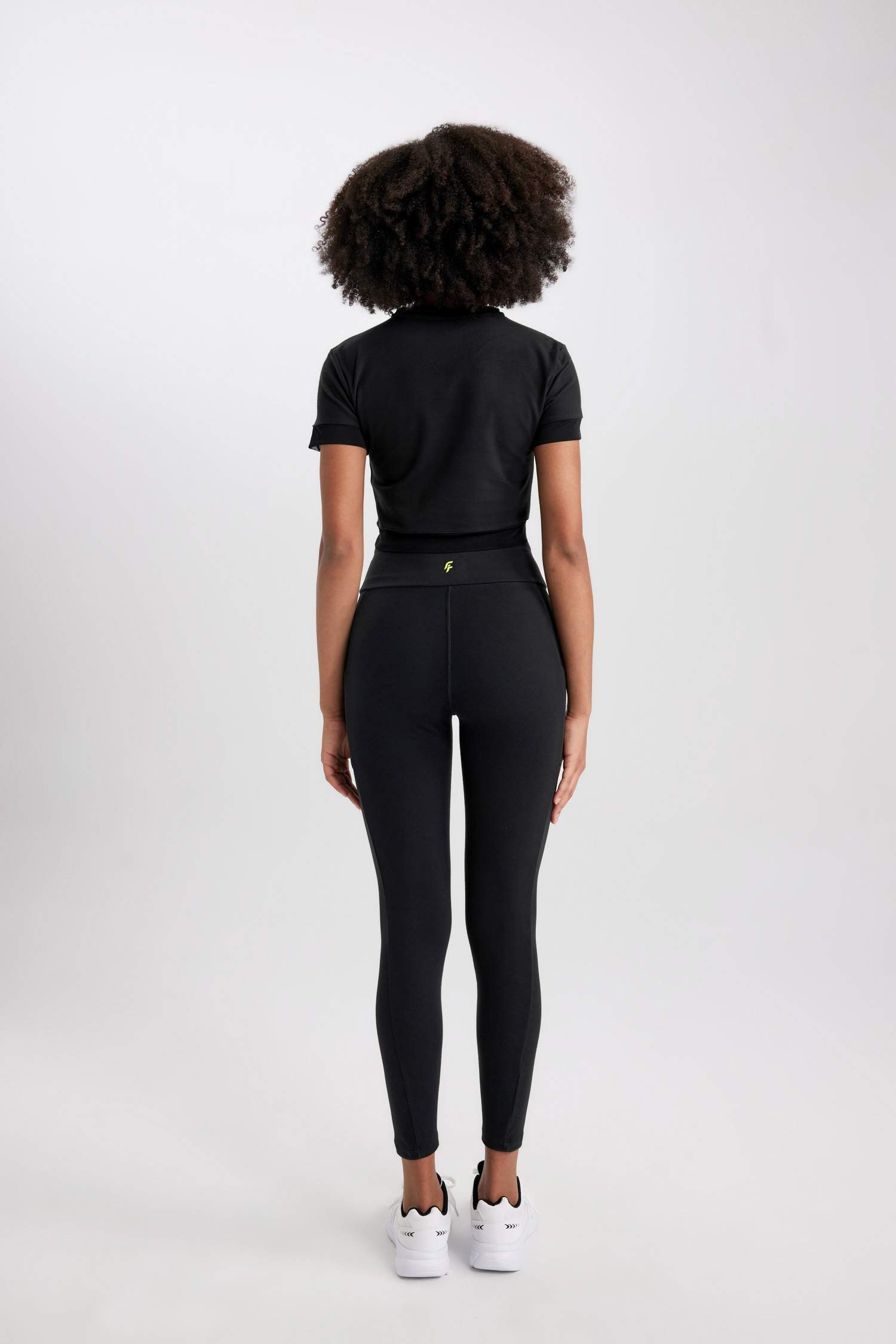 DeFactoFit Waist Wrapping Heavy Fabric Sports Leggings