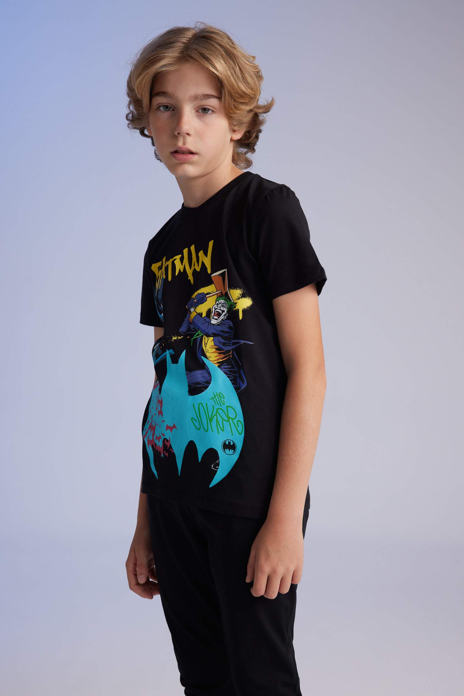 Boy Batman Short Sleeve 2 Piece Pajama Set