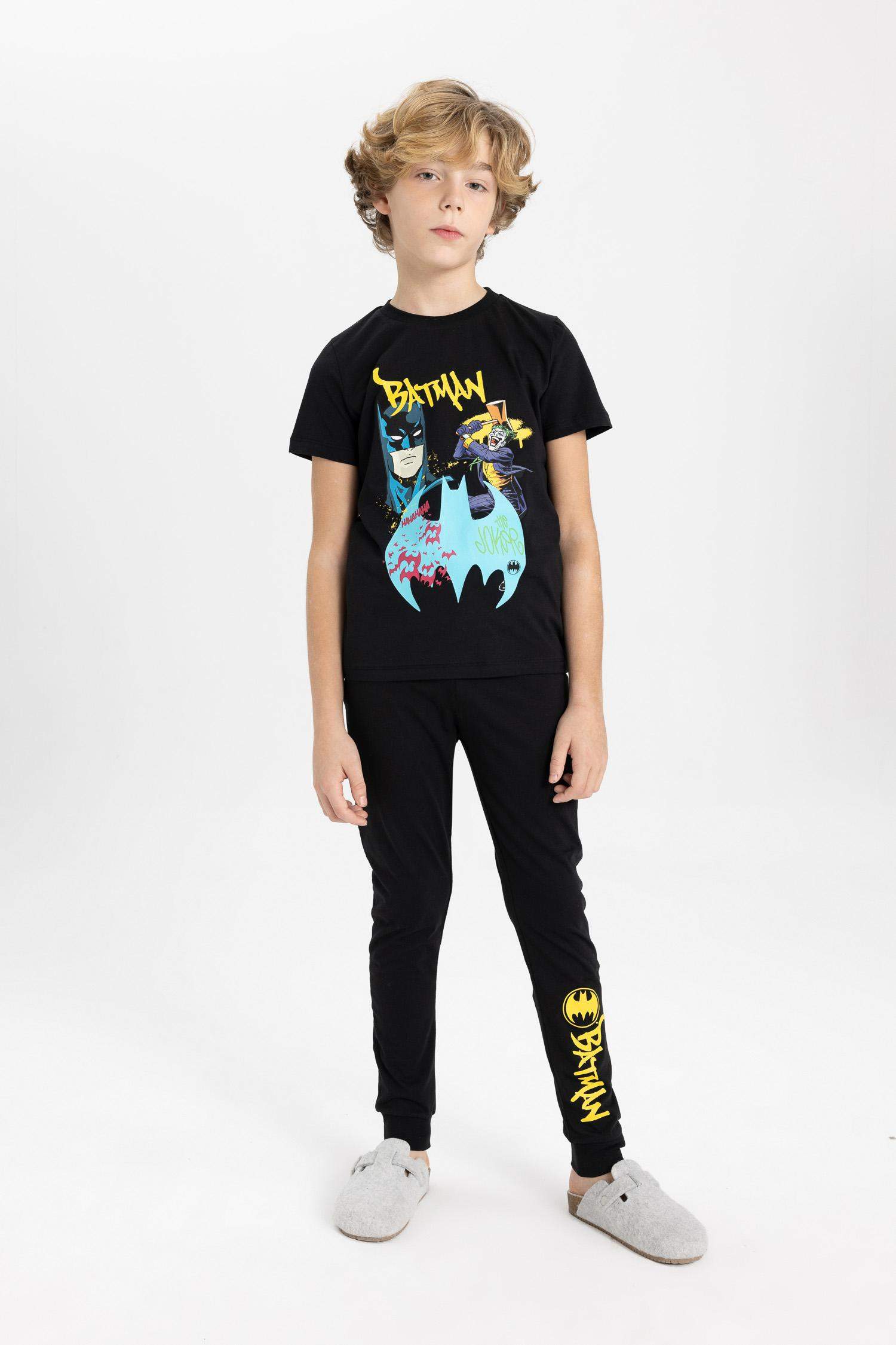 Boy Batman Short Sleeve 2 Piece Pajama Set