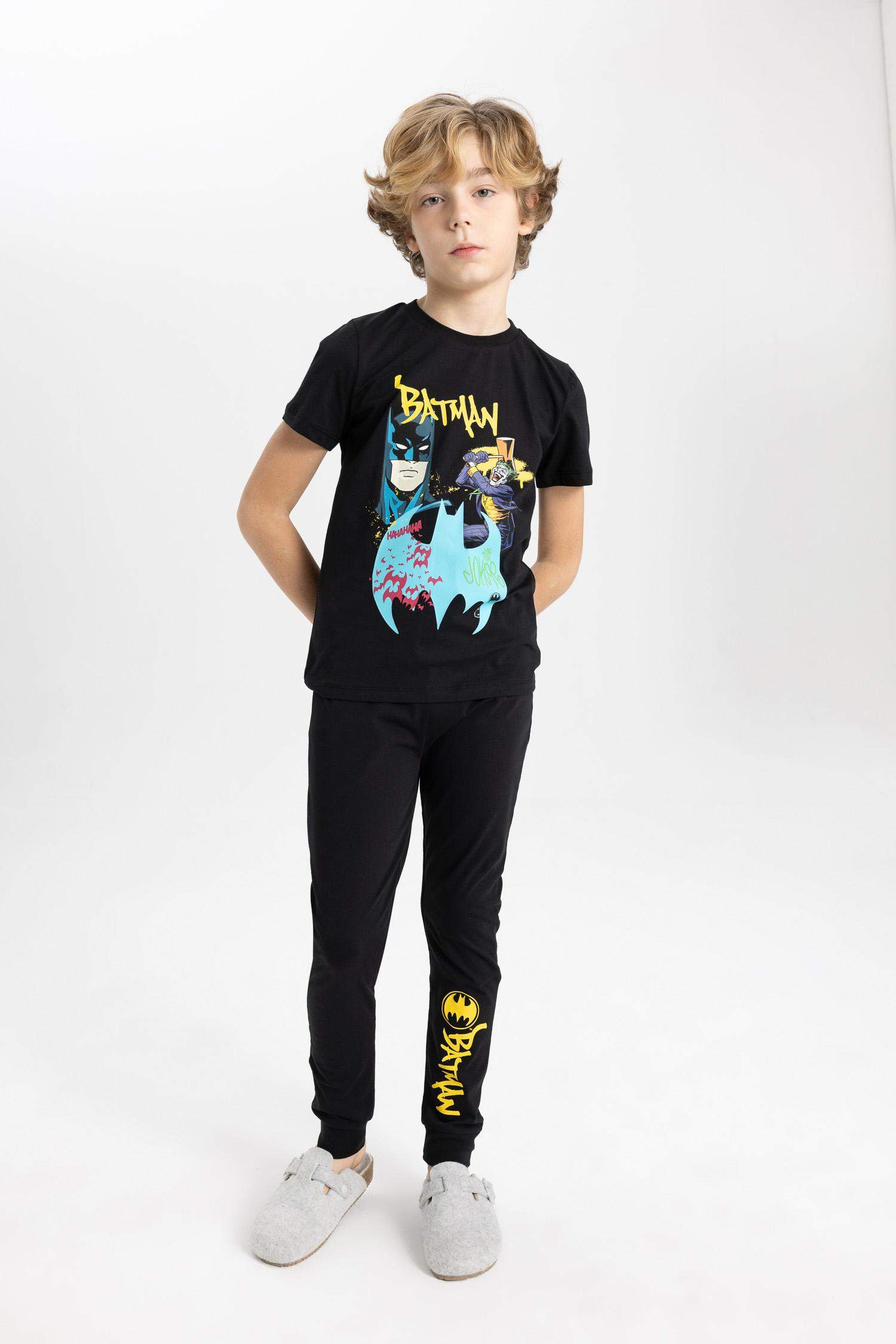 Boy Batman Short Sleeve 2 Piece Pajama Set