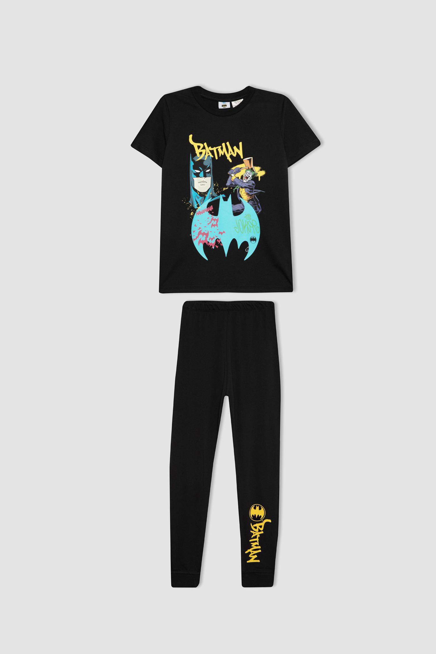 Boy Batman Short Sleeve 2 Piece Pajama Set