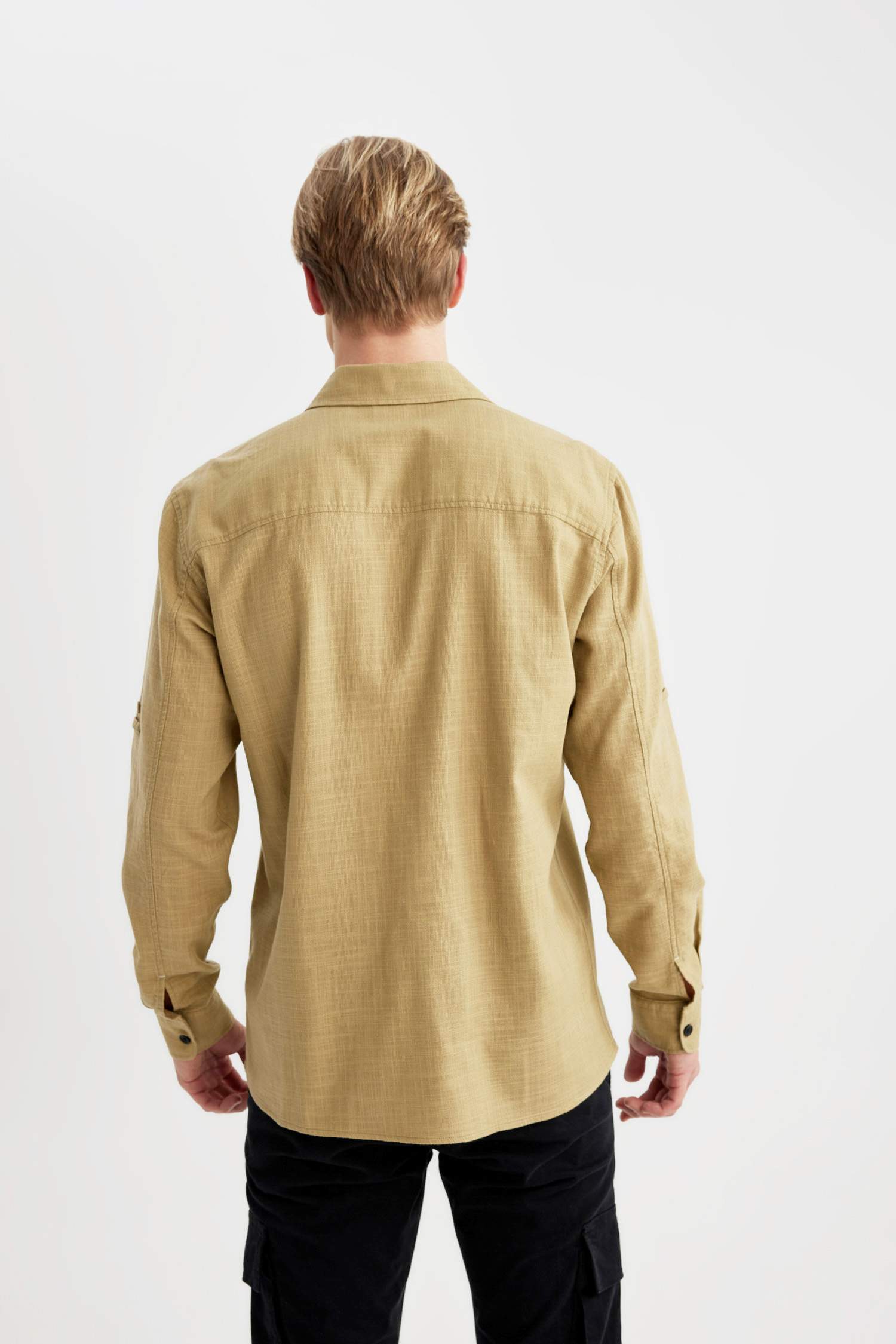 Regular Fit Cotton Long Sleeve Shirt