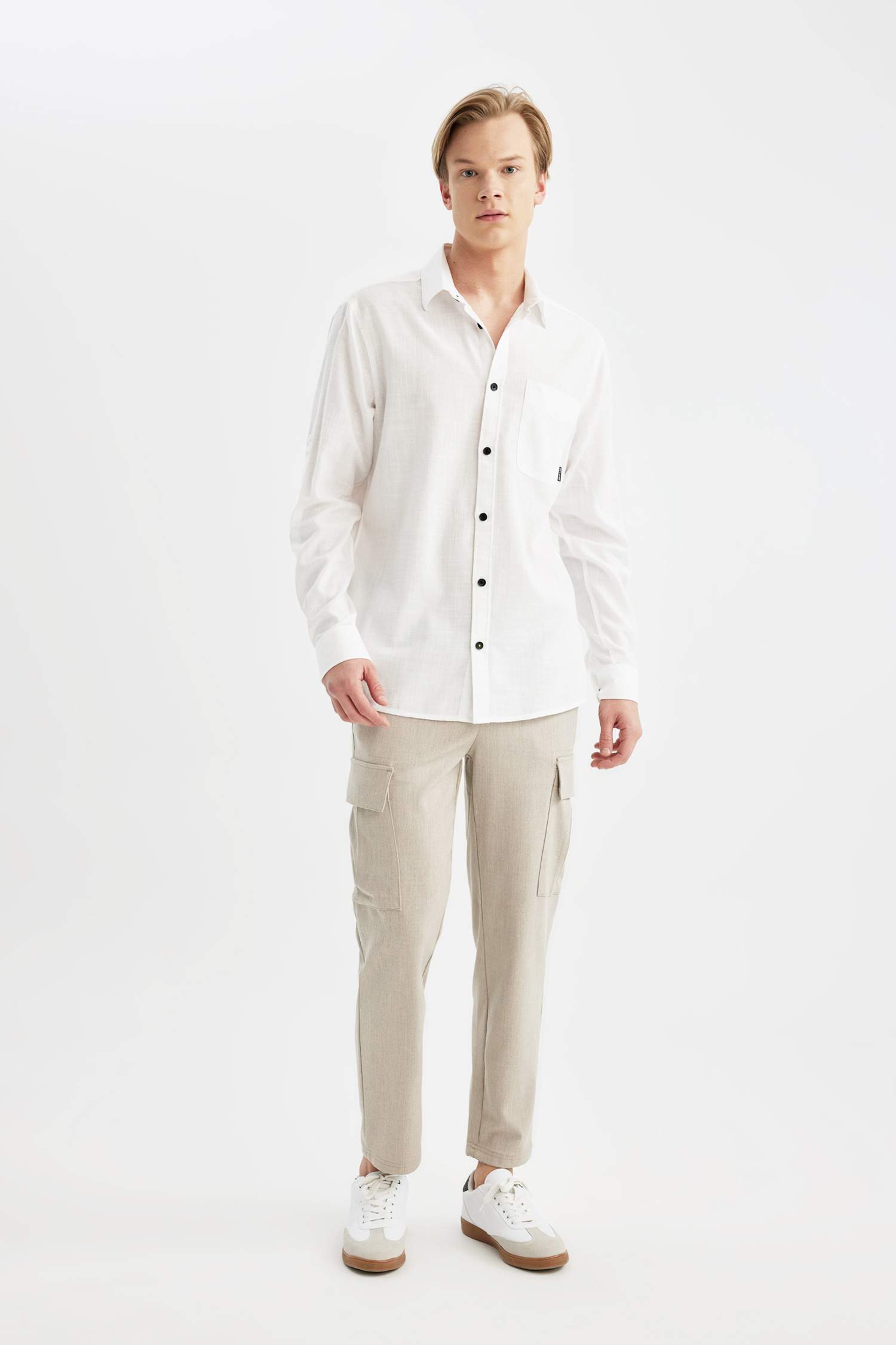 Regular Fit Cotton Long Sleeve Shirt