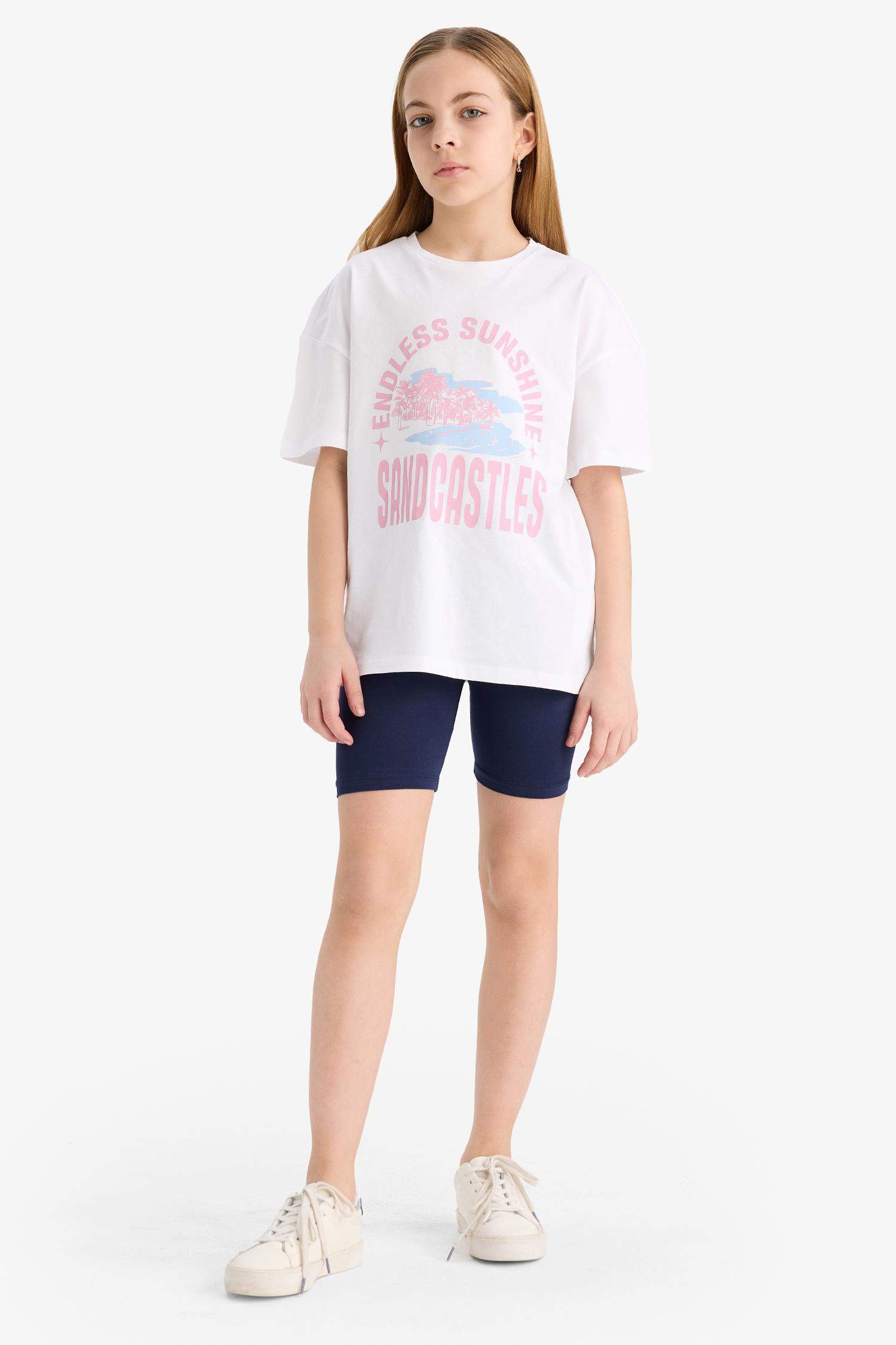 Girl Biker Short Leggings