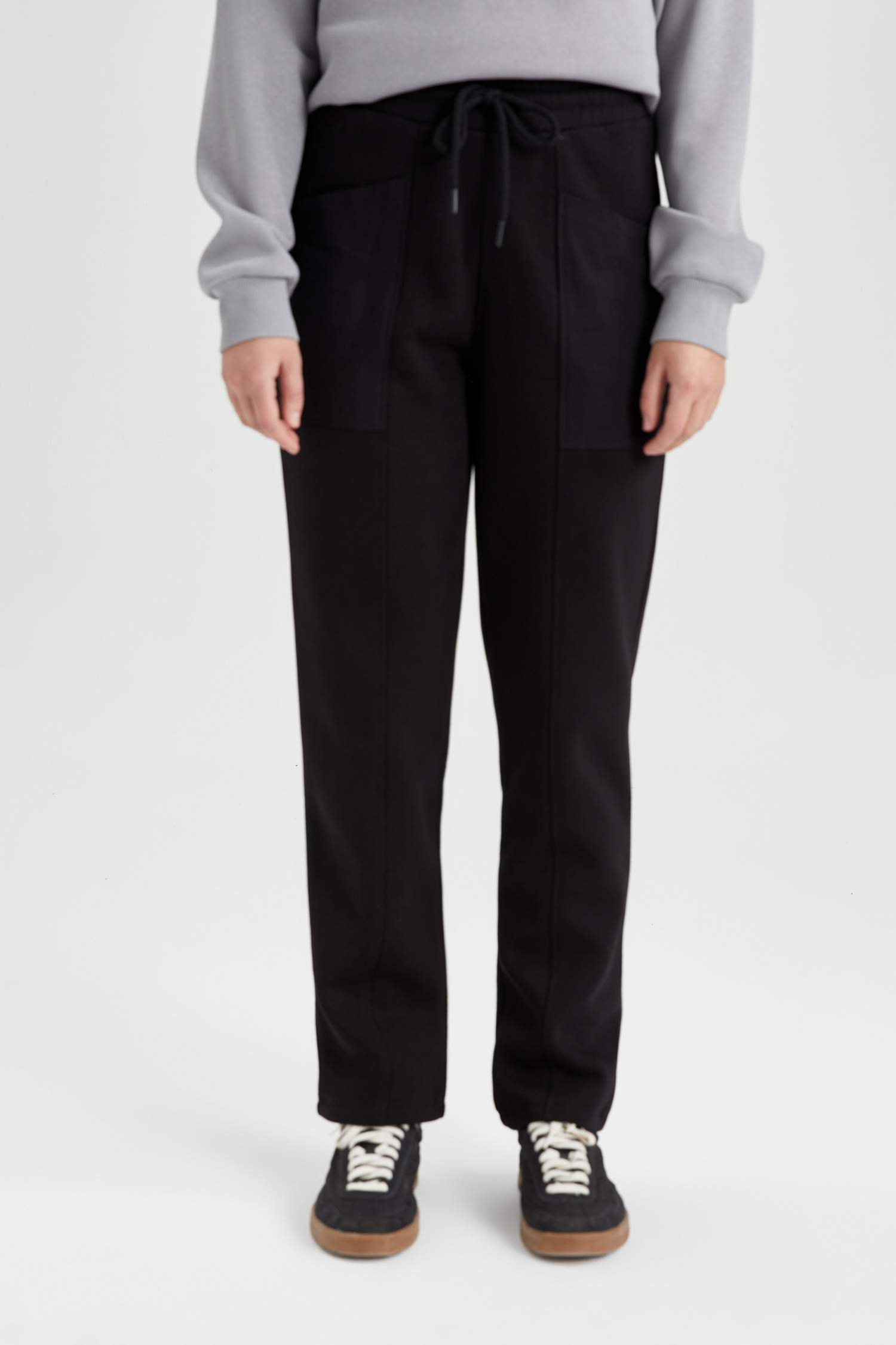 Regular Fit Thick Sweatshirt Fabric Sweatpants