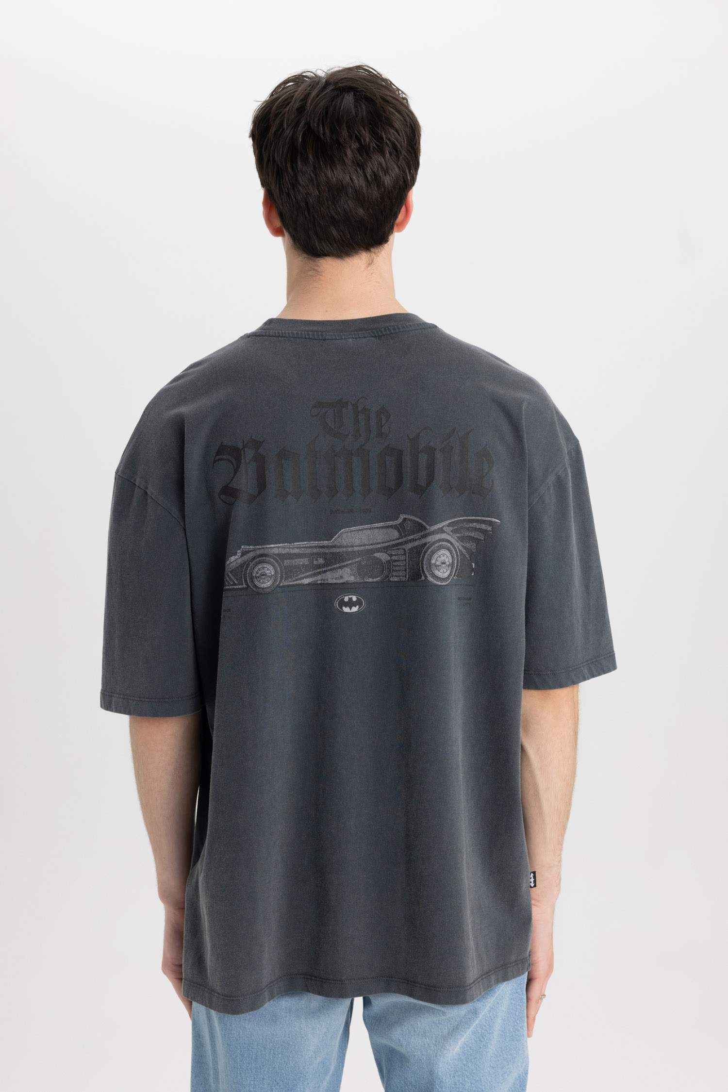 Oversize Fit Crew Neck Printed T-Shirt