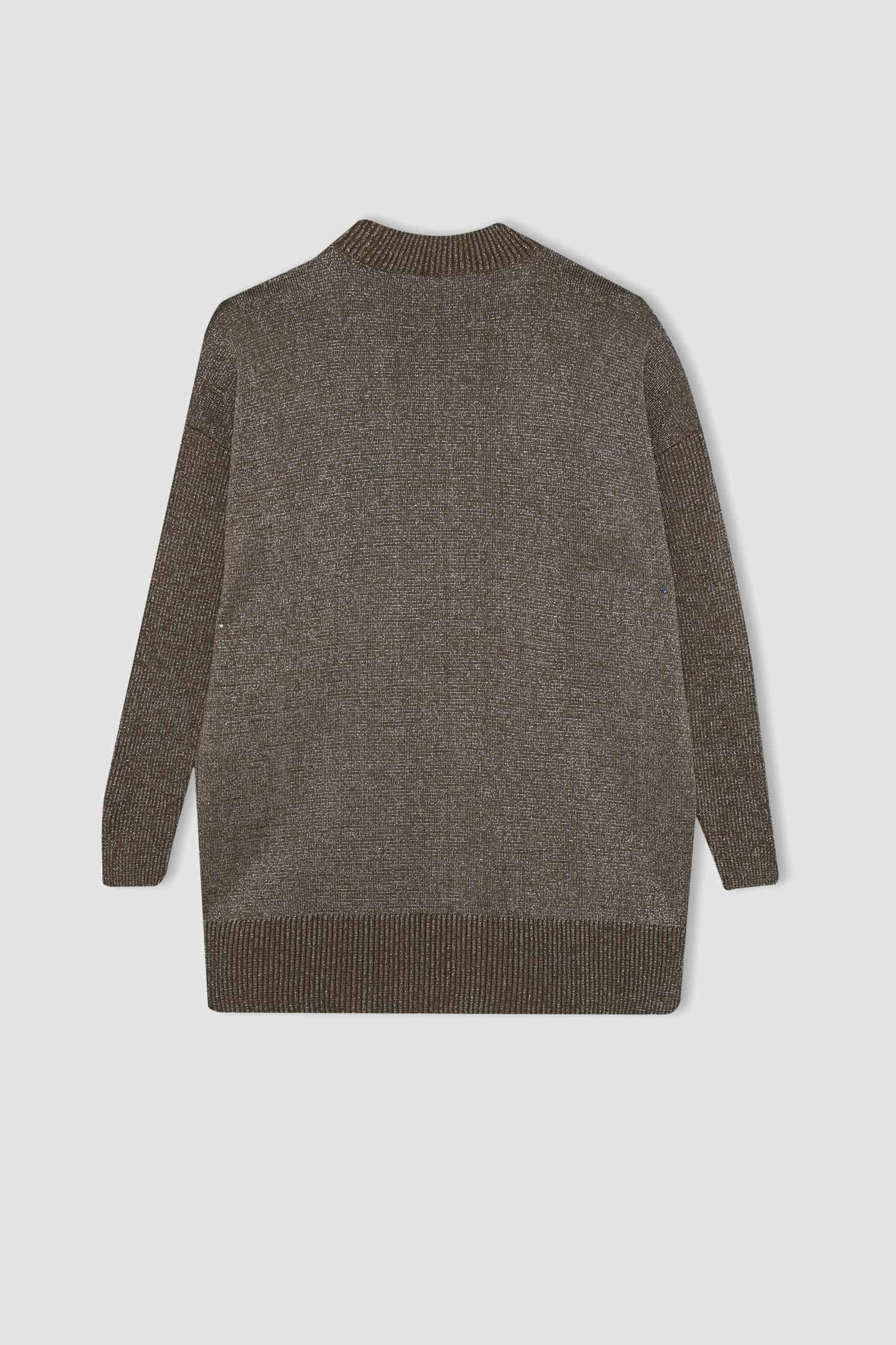 تونيك تريكو قصة عادية بنص رقبة مدورة