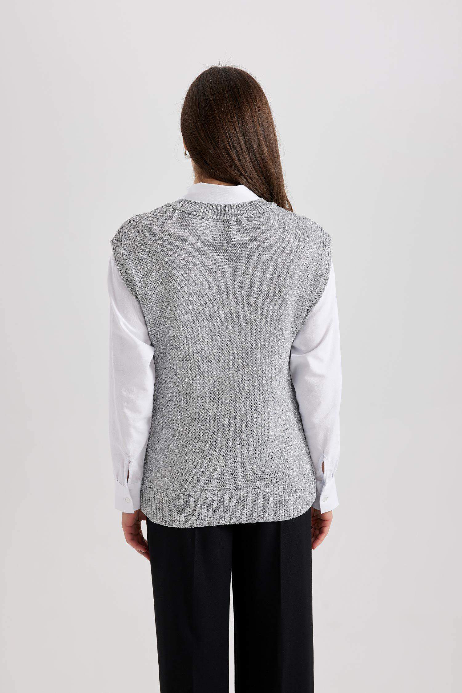 Regular Fit V-Neck Vest