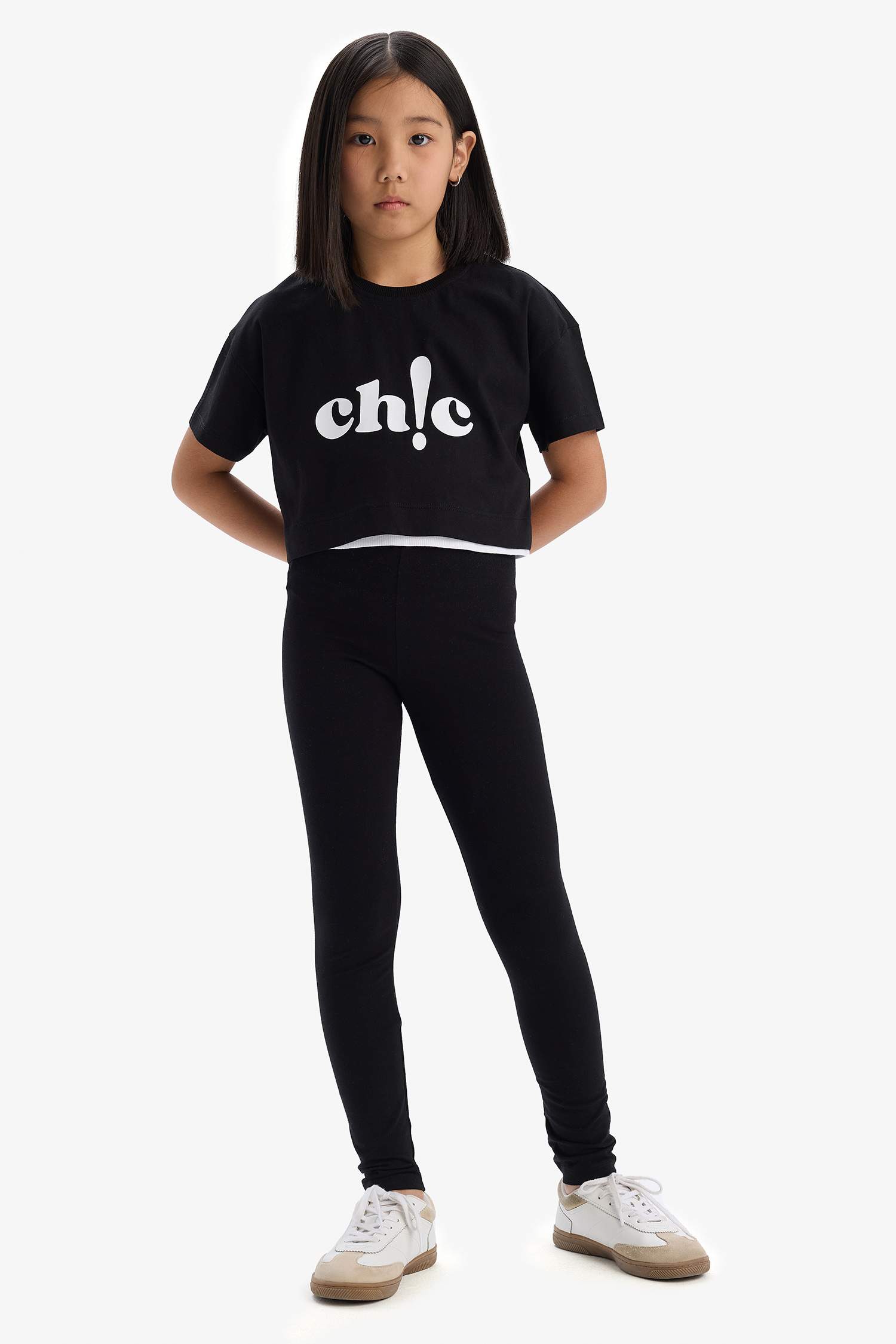 Девочки длинные леггинсы