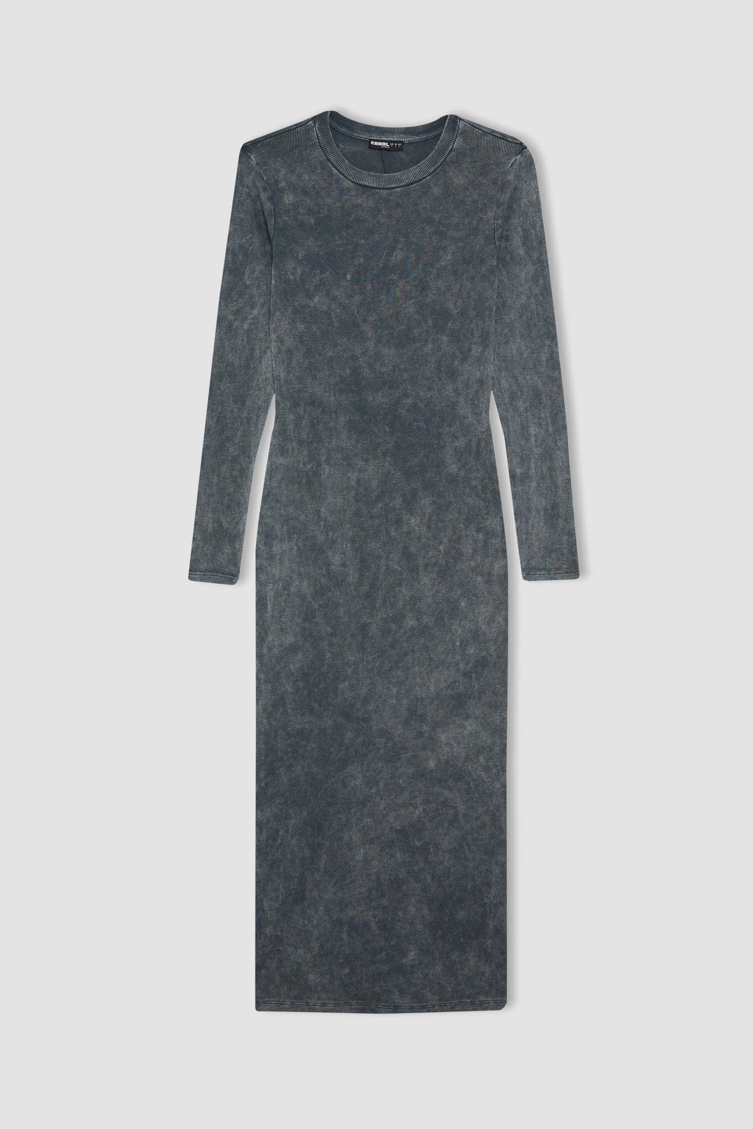 Bodycon Crew Neck Camisole Maxi Dress