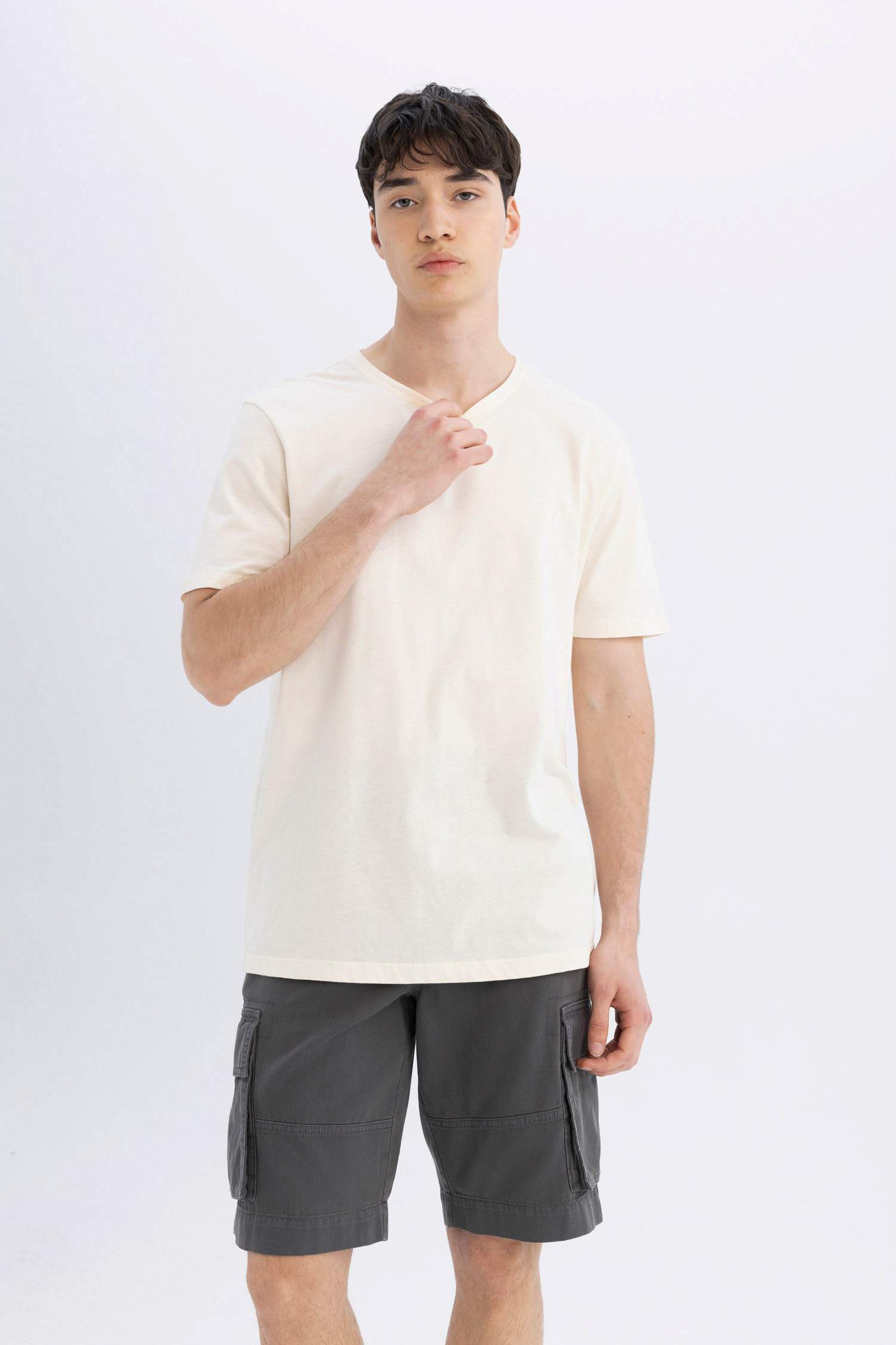 Cargo Fit Gabardine Bermuda