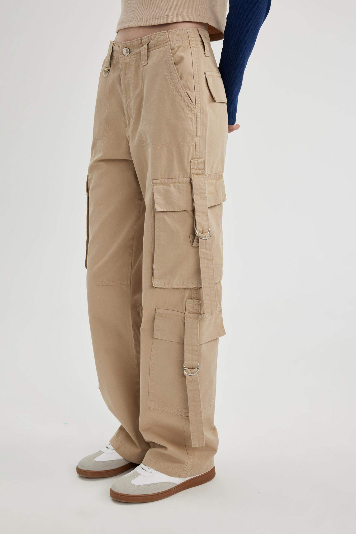 بنطرون كارجو برجل واسع وايد ليج