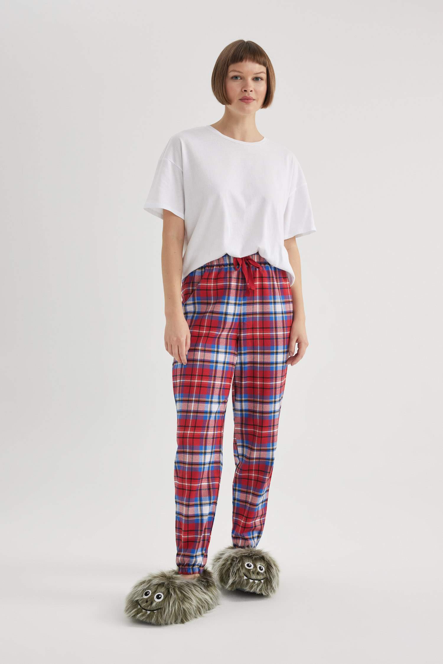 Regular Fit Flanel Bottom