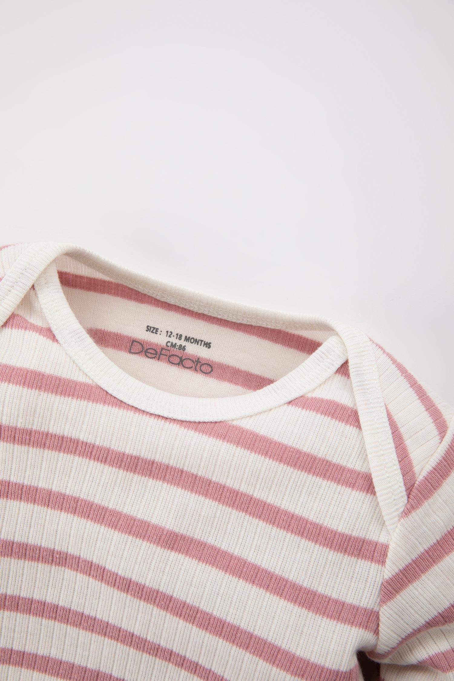 سالوبيت بيبي بناتي مضلع مخطط بياقة ظرف