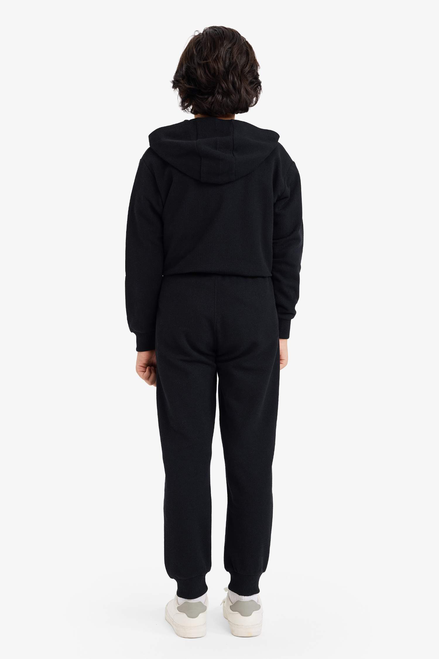 Erkek Çocuk Beli Paçası Lastikli Basic Düz Pike Eşofman Altı