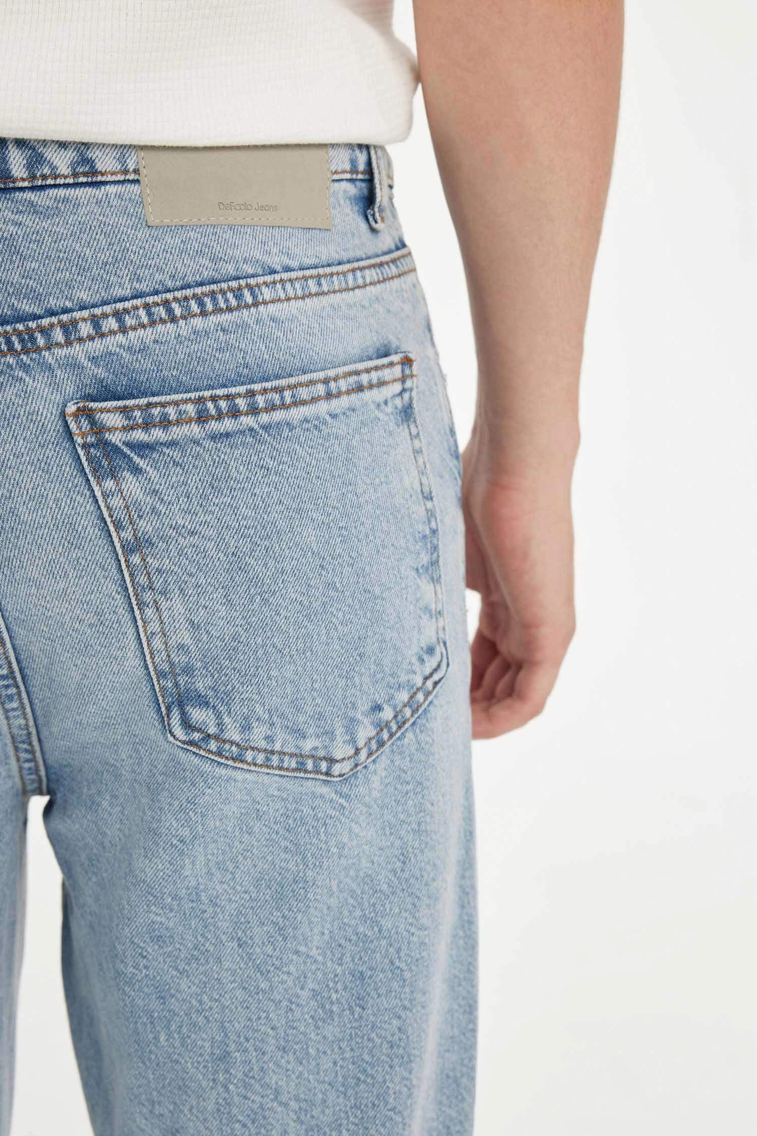 %100 Pamuk 90's Slim Fit Dar Kalıp Yüksek Bel Dar Paça Jean Pantolon