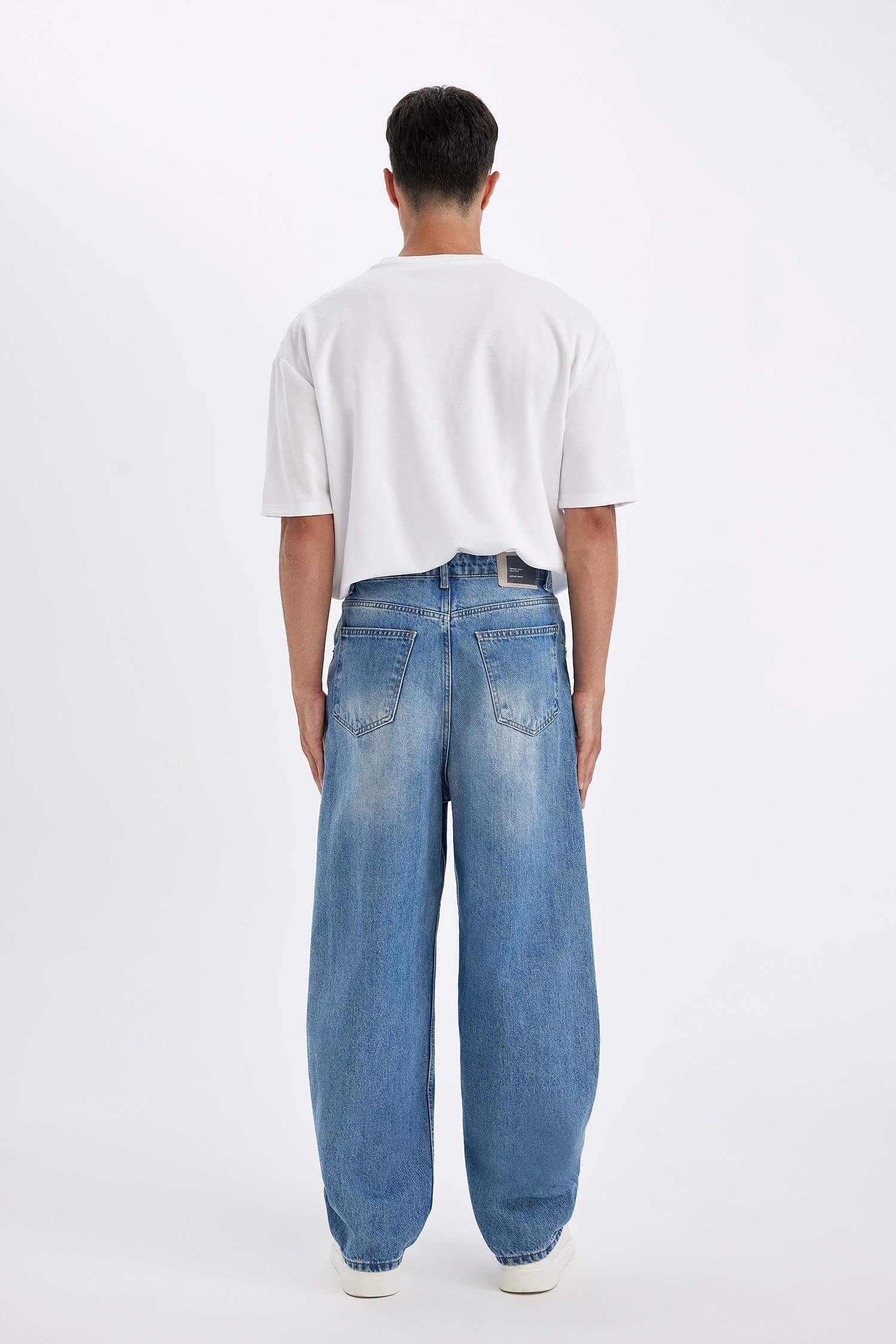 Baggy Fit Normal Waist Wide Leg Jeans