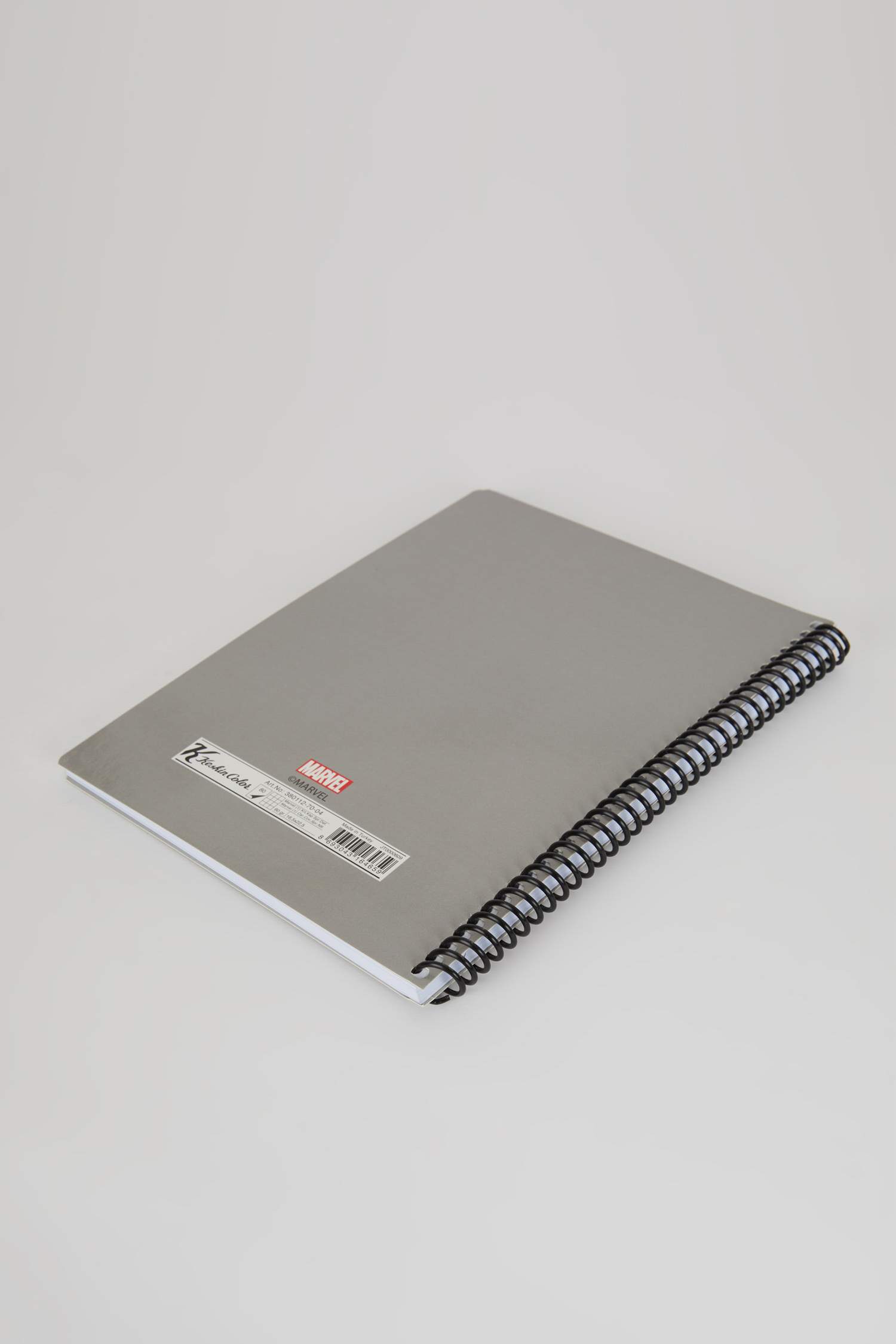 Marvel Desenli Kareli Spiralli 16,5x22,5 cm Not Defteri