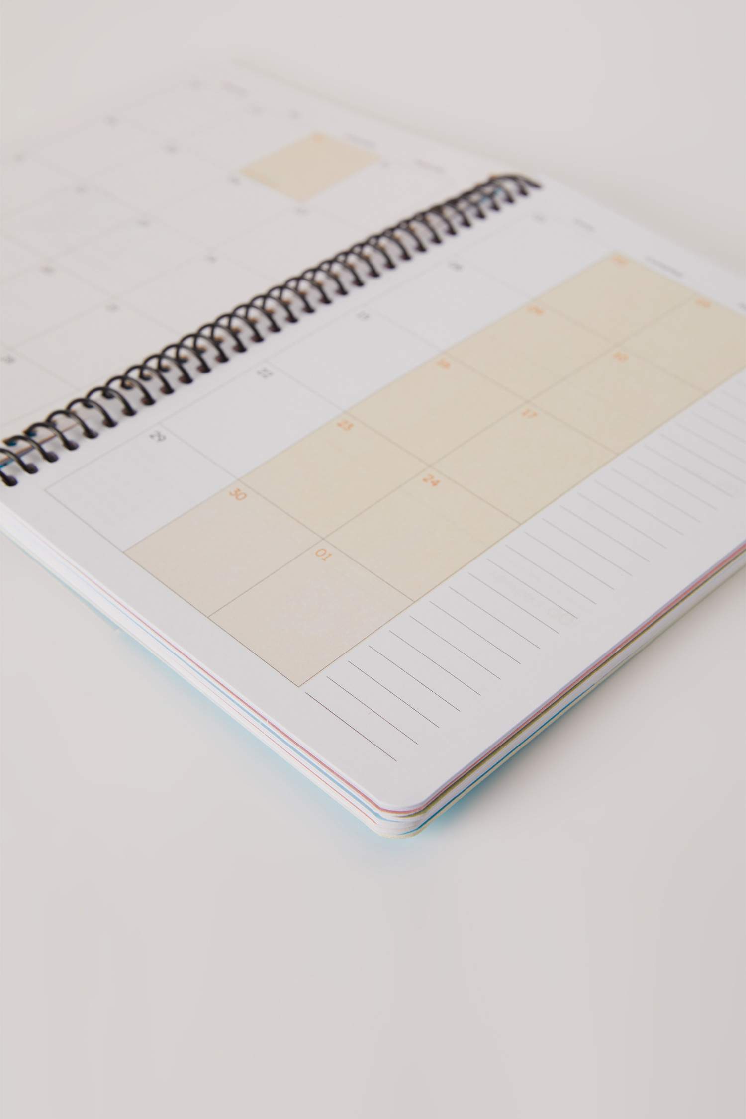 Striped Spiral 2023/2024 Academic Agenda