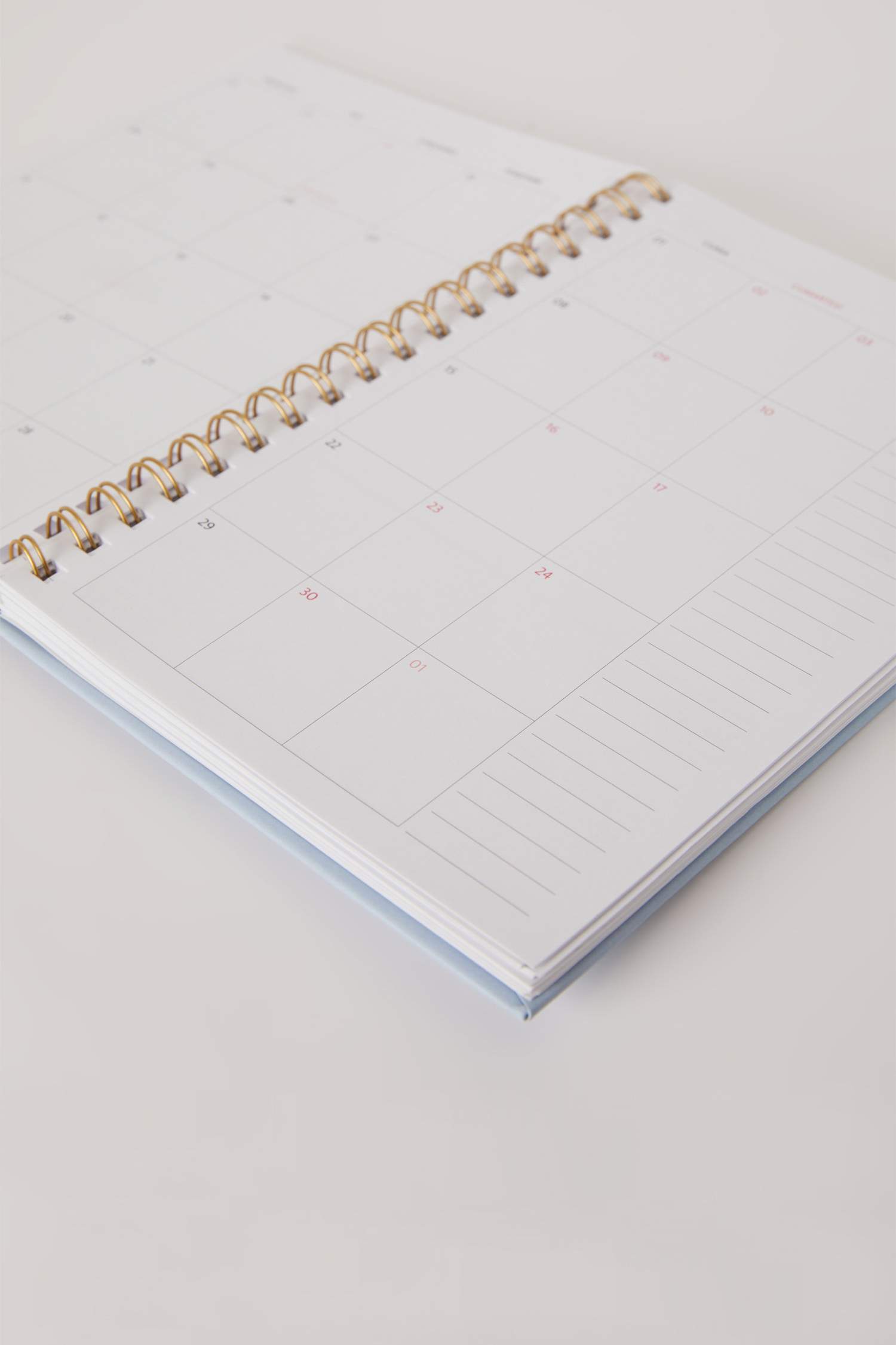 Sert Kapaklı Çiçekli Spiralli 2023/2024 Akademik Ajanda