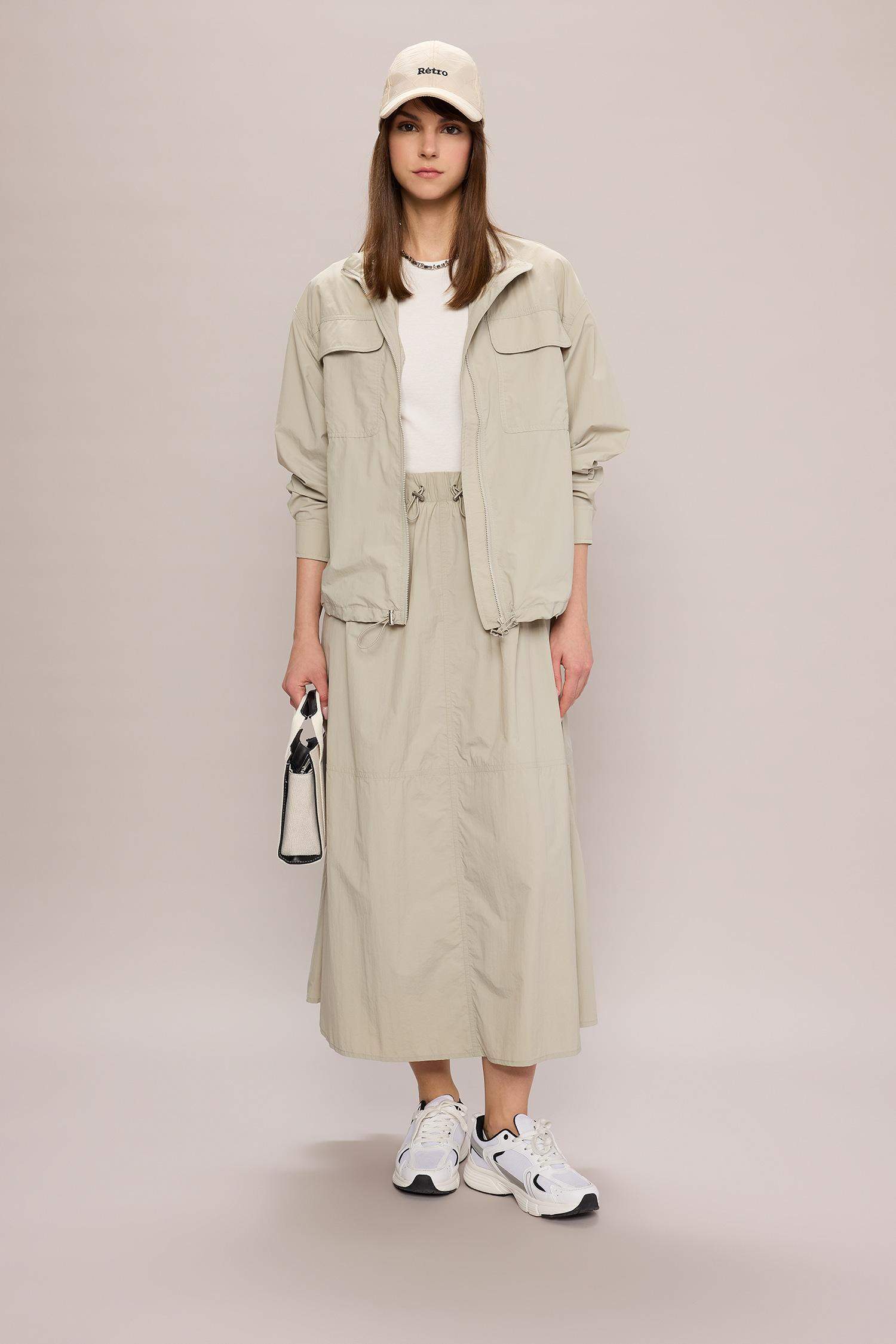 Relax Fit Casual Parachute Jacket