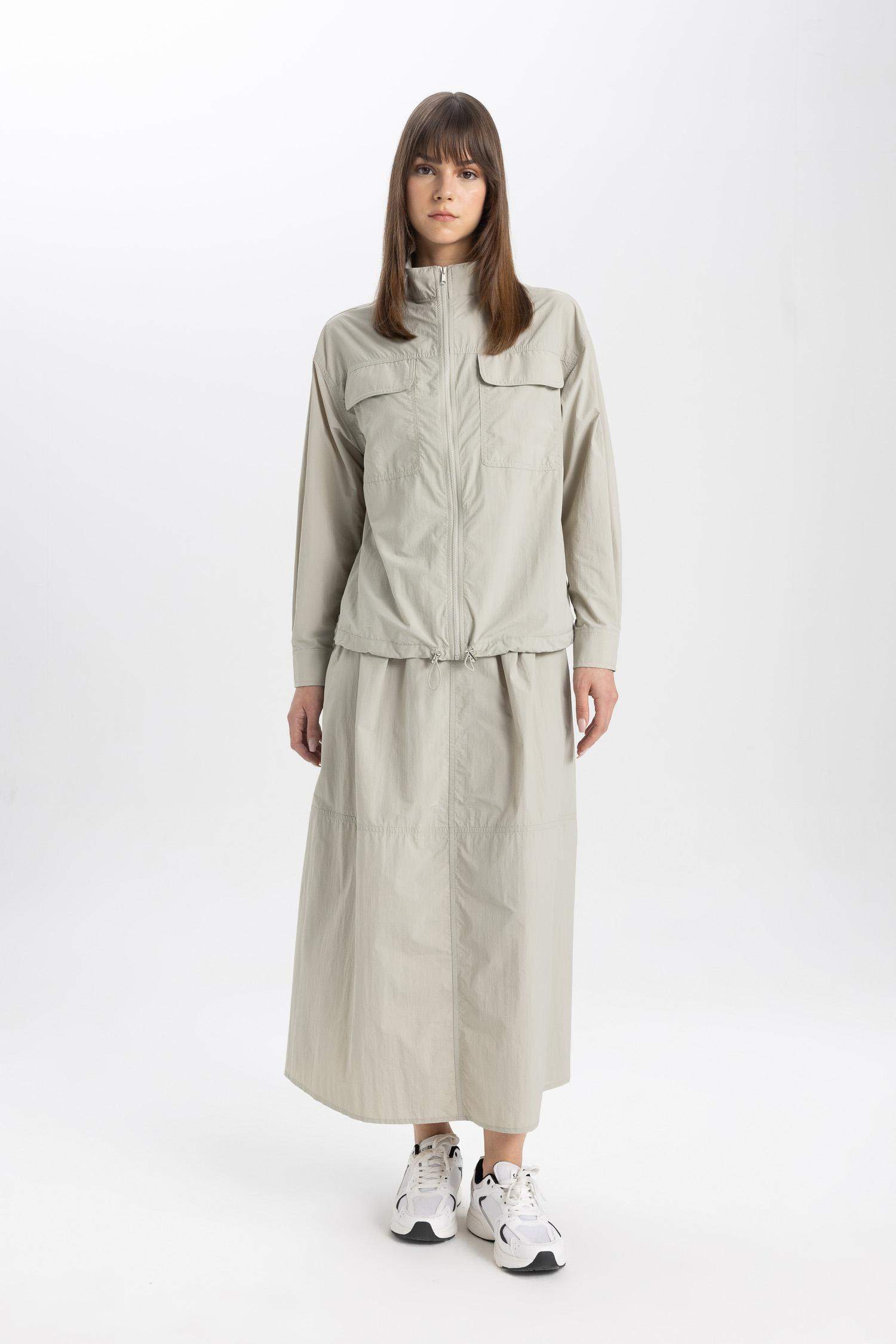 Relax Fit Casual Parachute Jacket