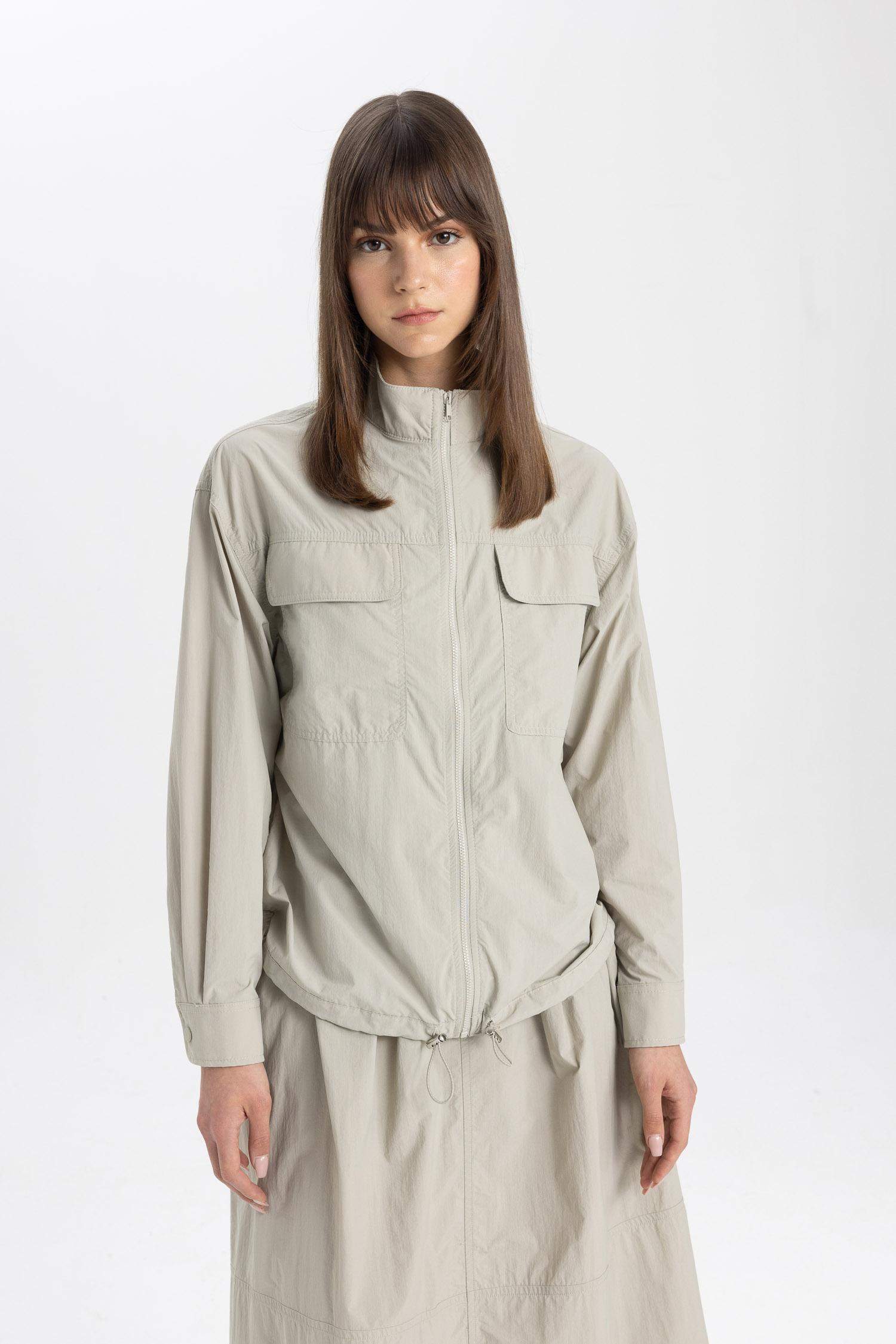 Relax Fit Casual Parachute Jacket