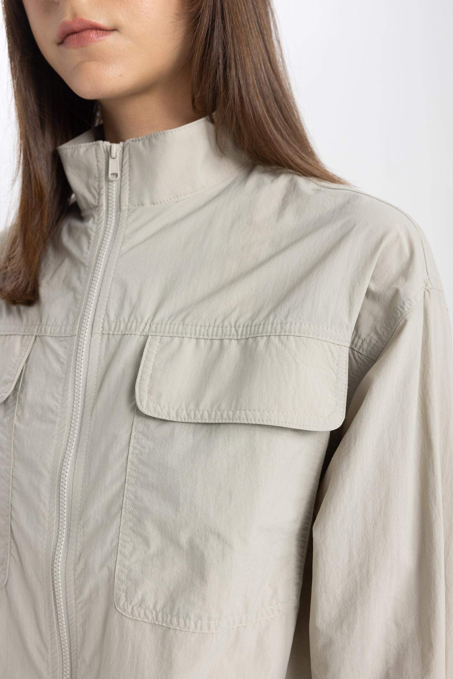 Relax Fit Casual Parachute Jacket