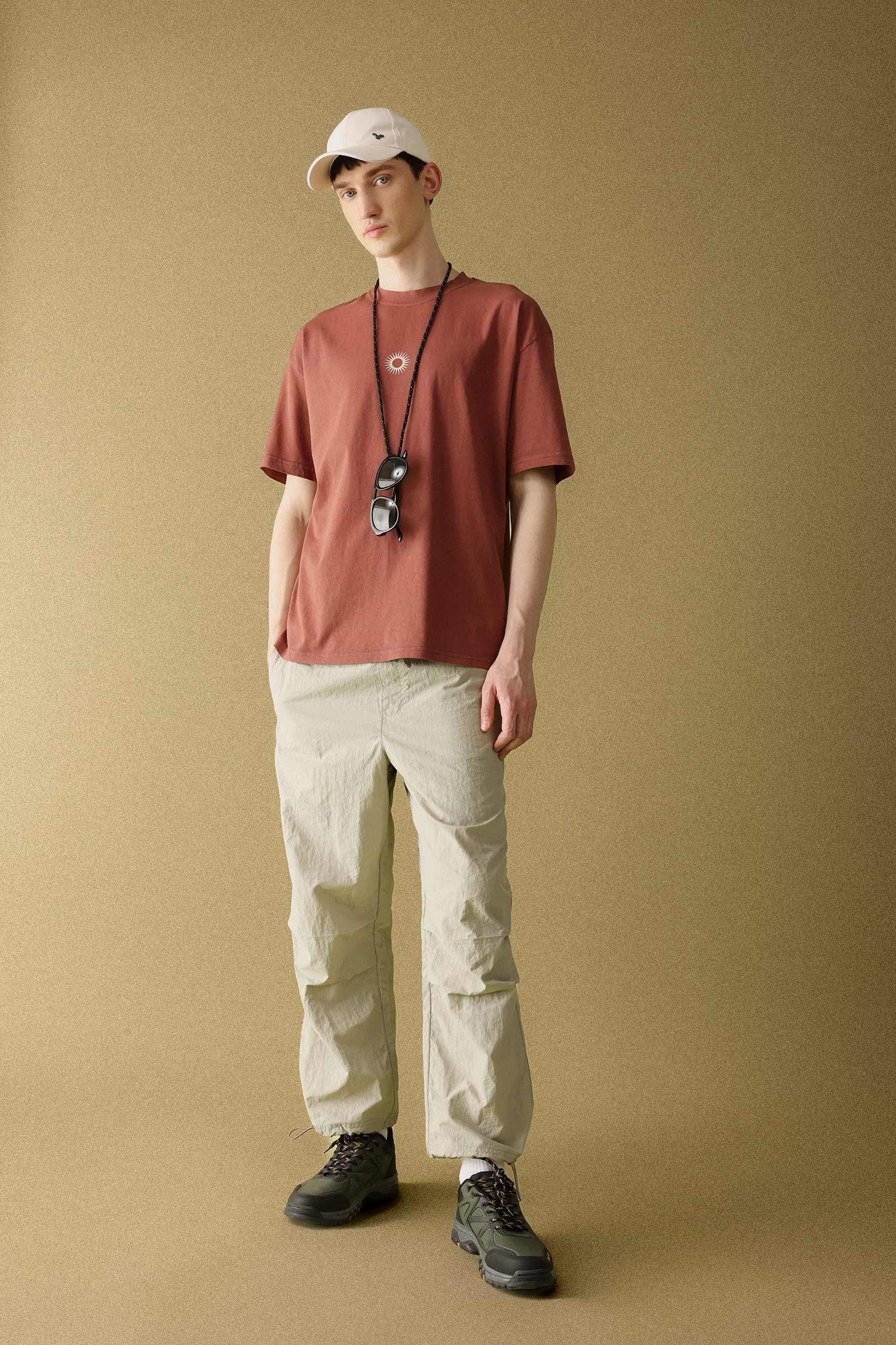 Yazlık Pantolon Relax Fit Rahat Kesim Kargo Cepli Lastikli Paça