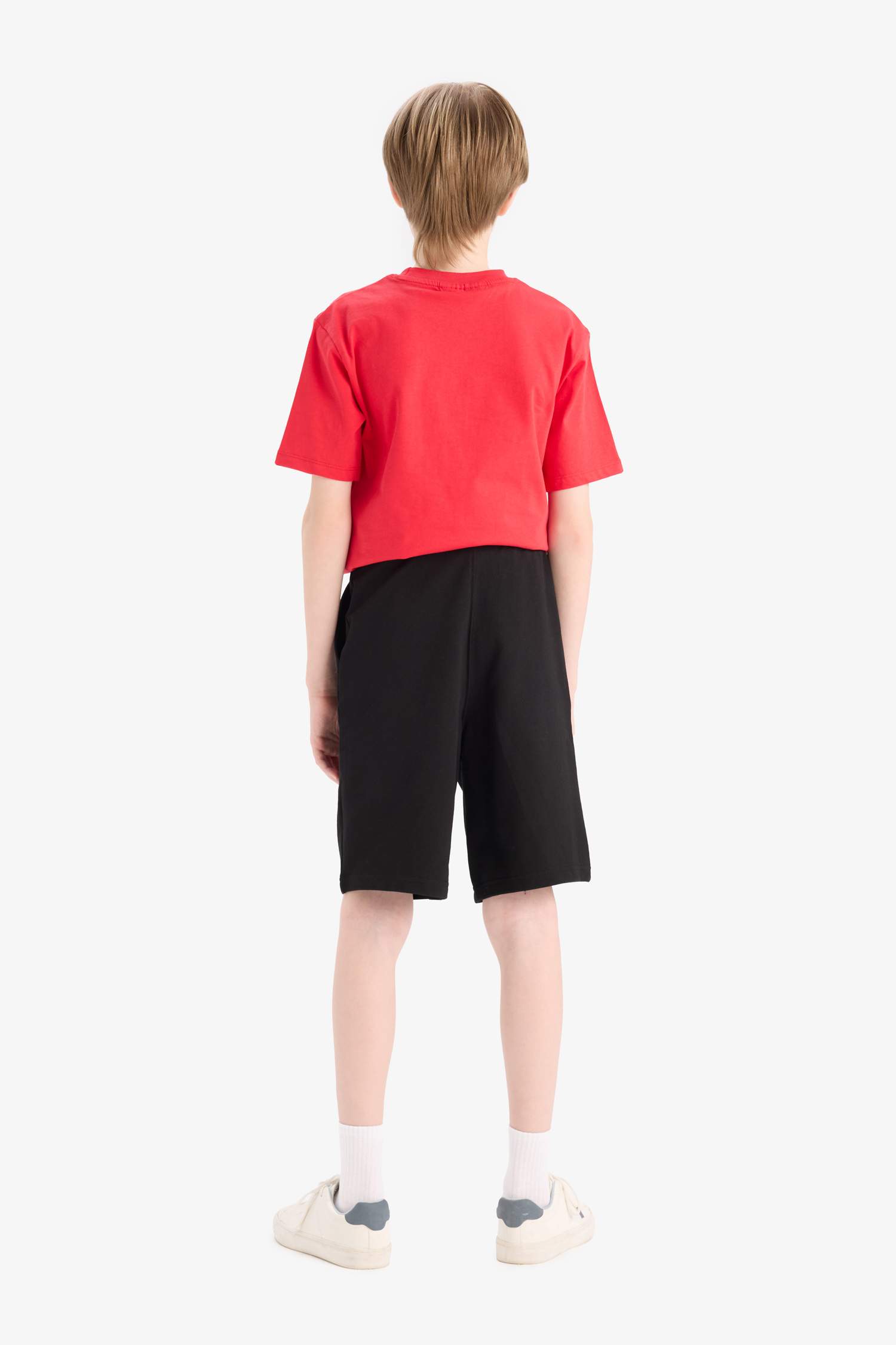 Мальчик Эластичный Пояс Базовые Шорты