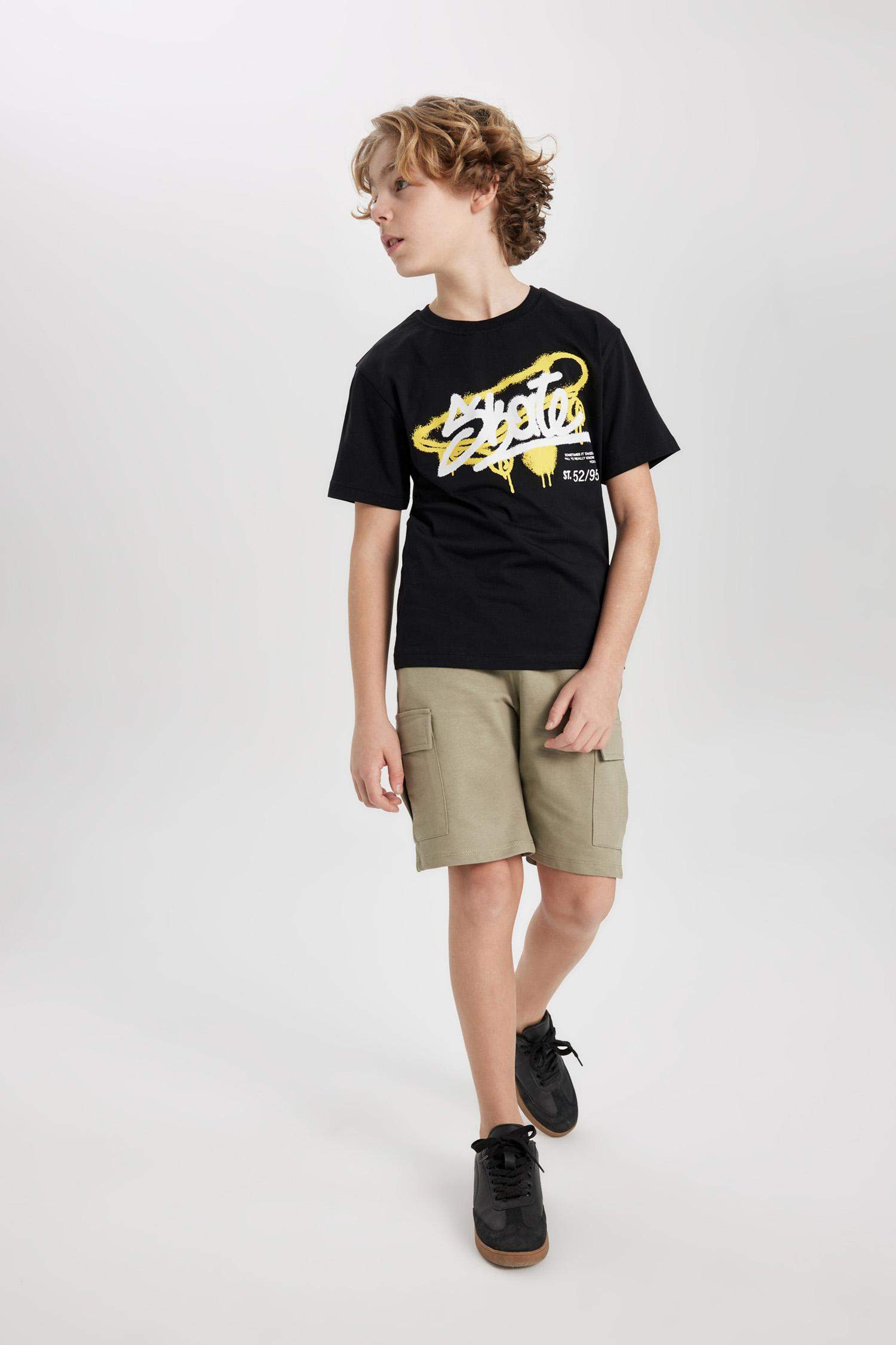 Erkek Çocuk Kargo Cepli Şort